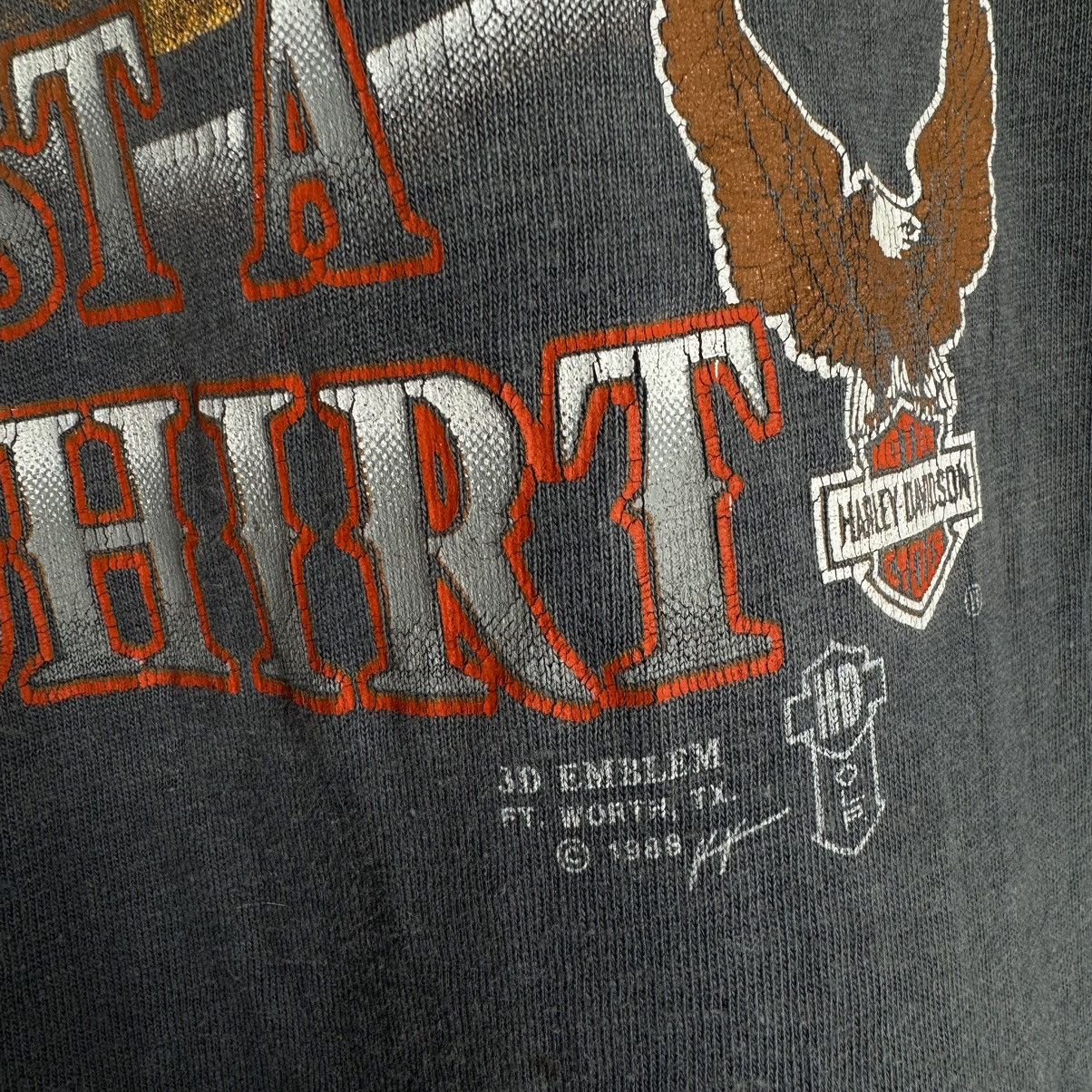 Harley Davidson Vintage 1988 Harley Davidson Own Not Just 3D Emblem T Shirt Size US L / EU 52-54 / 3 - 5 Thumbnail