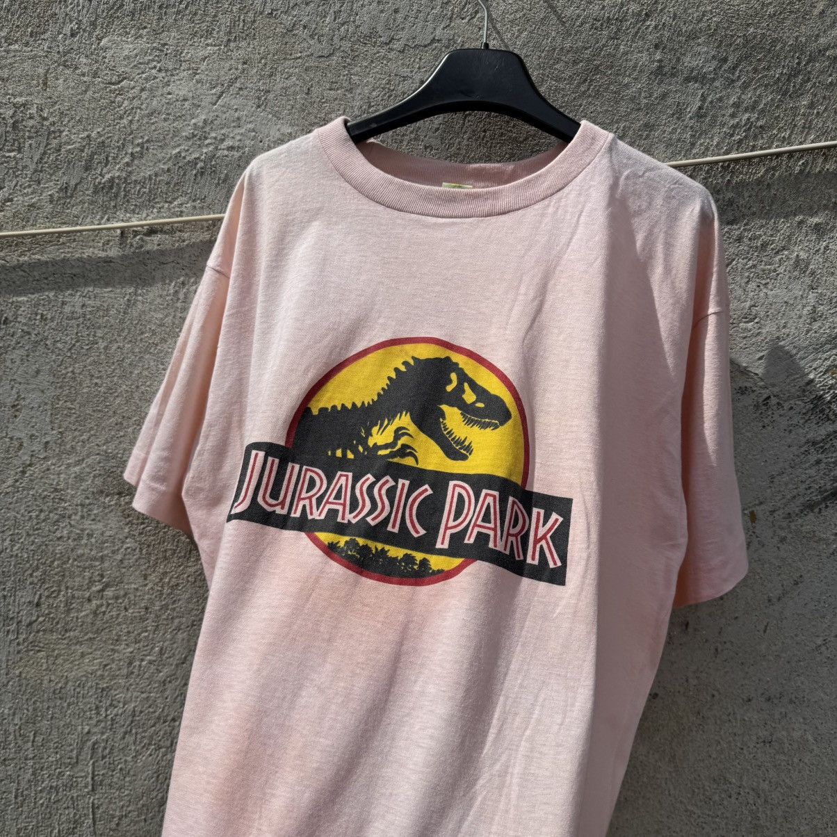 Other 90s Vintage Jurassic Park Single Stitch Movie Pink Tie Dye Size US L / EU 52-54 / 3 - 13 Thumbnail