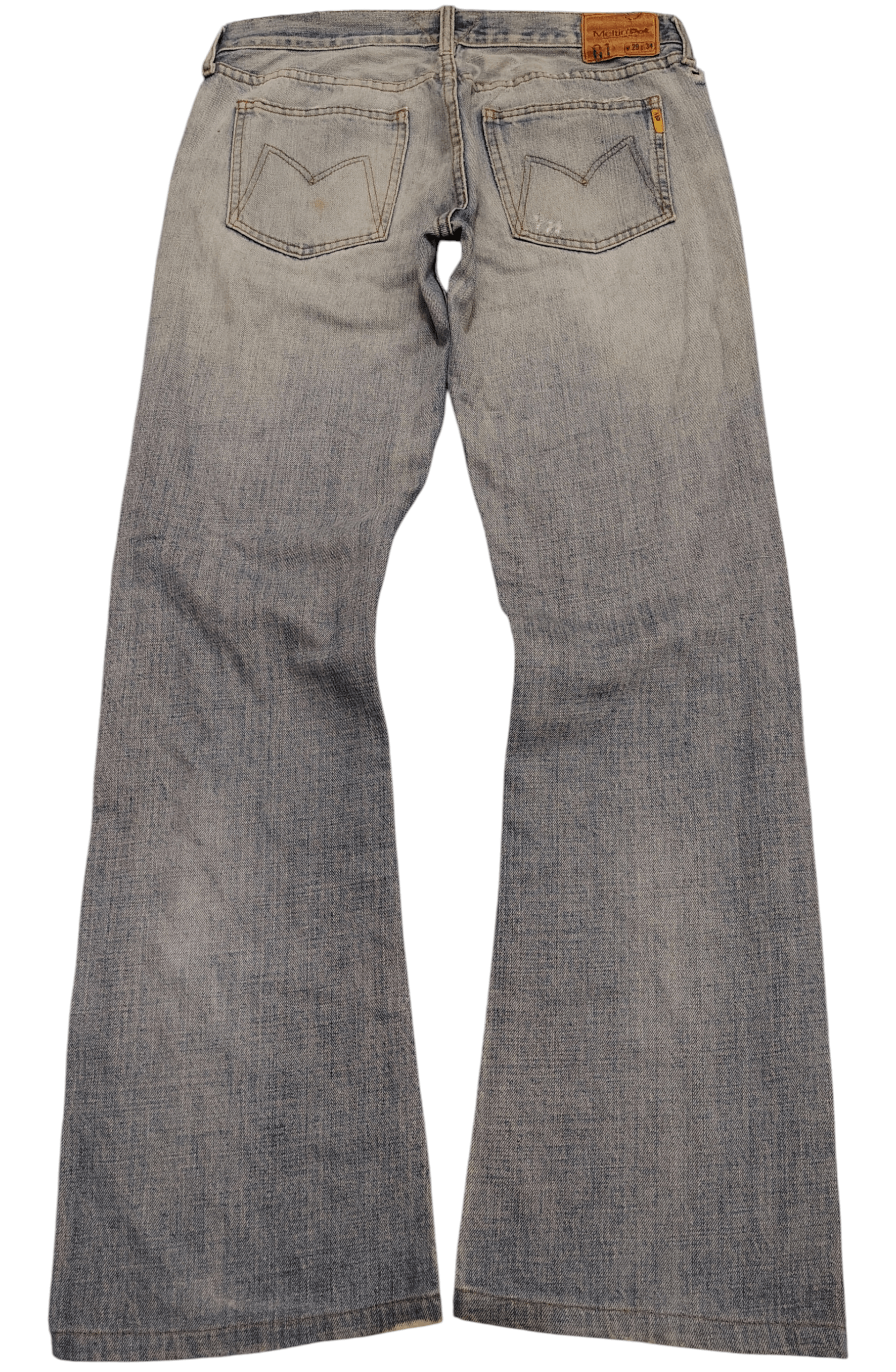 Hysteric Glamour Meltinpot Distressed denim Flare Jeans Size US 30 / EU 46 - 1 Thumbnail