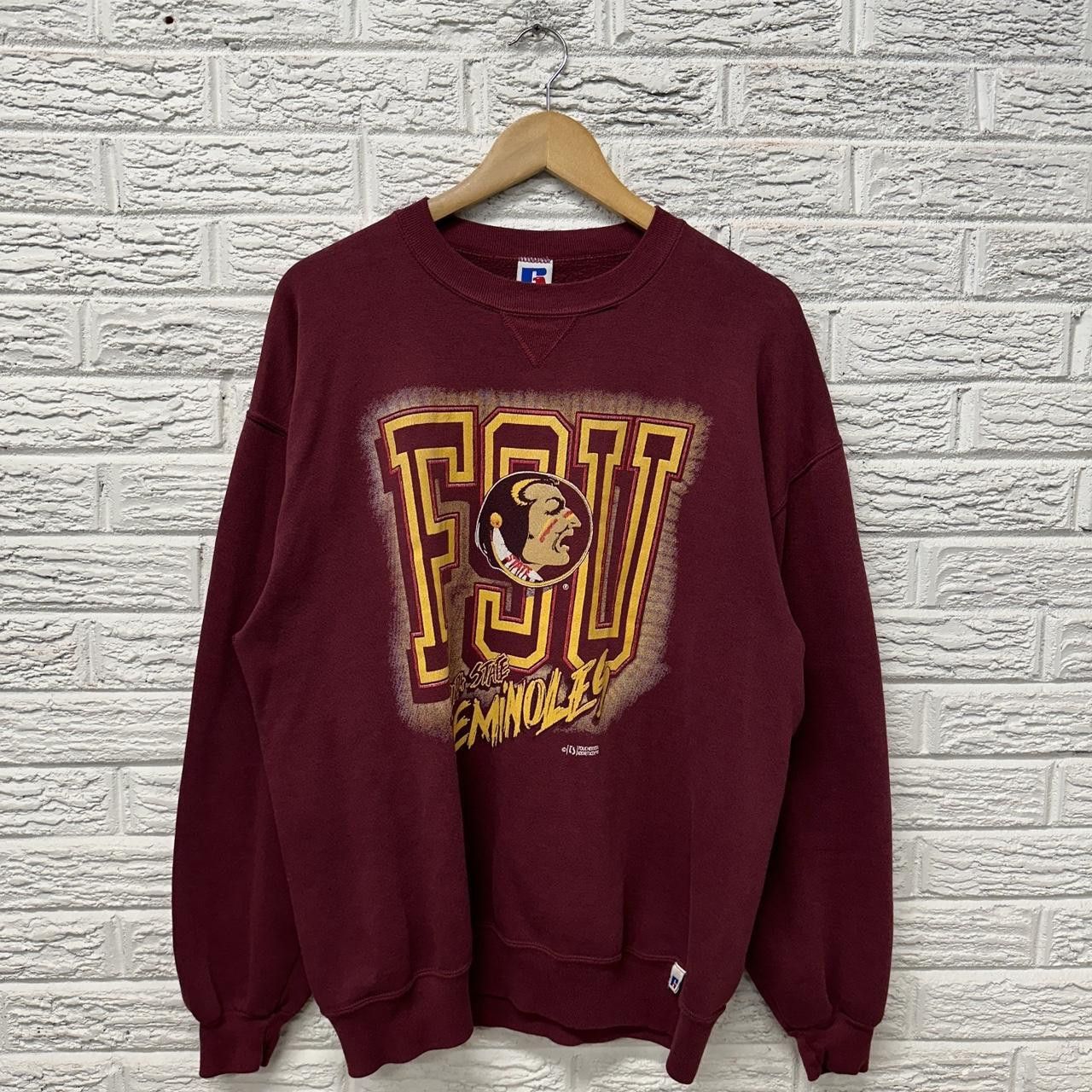 Russell Athletic × Vintage Vintage Russell Florida State Seminoles Sweatshirt XL Size US XL / EU 56 / 4 - 1 Thumbnail