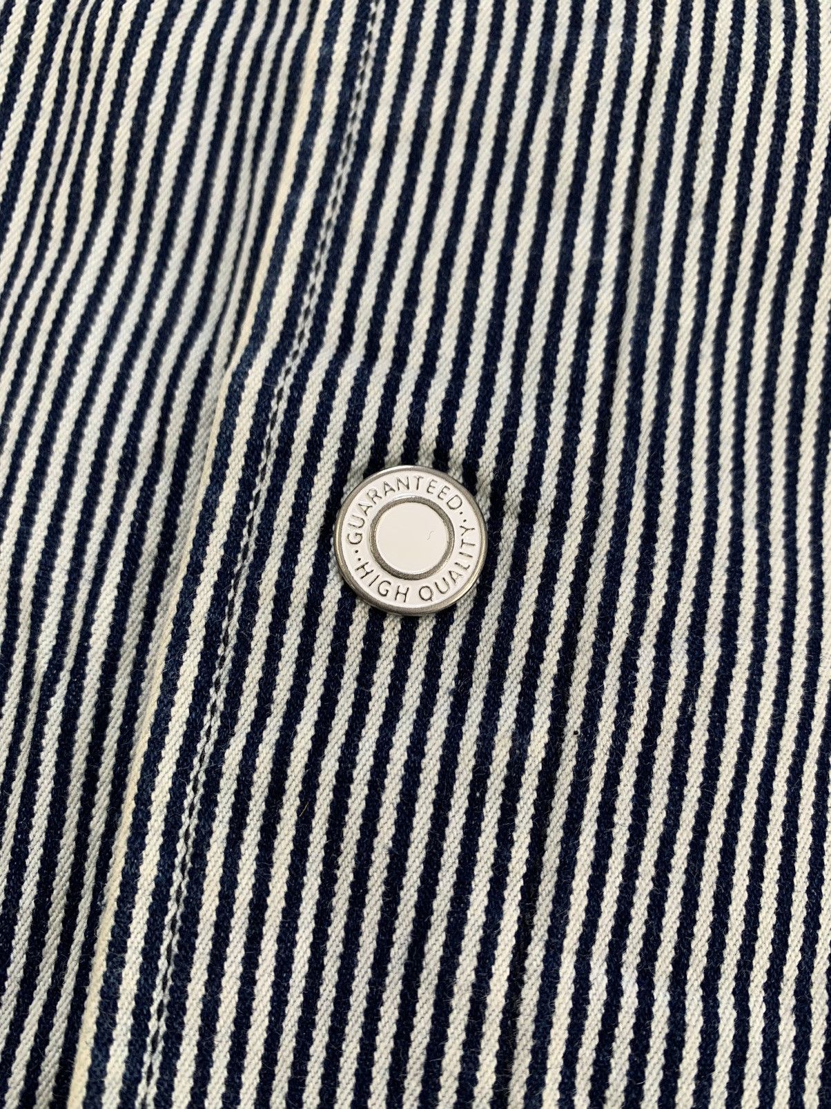 Japanese Brand Hickory Stripes Back Point Jacket Size US M / EU 48-50 / 2 - 5 Thumbnail