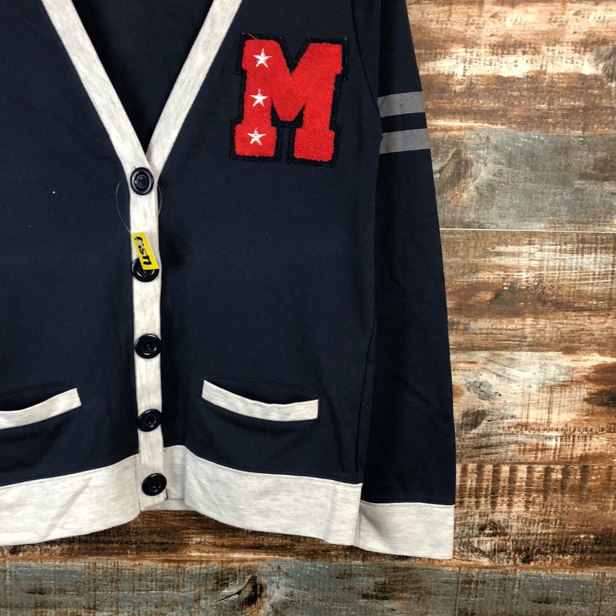 Disney × Mickey Mouse Mickey Mouse Dark Blue Cardigan Knitwear #A1577 Size S / US 4 / IT 40 - 10 Thumbnail