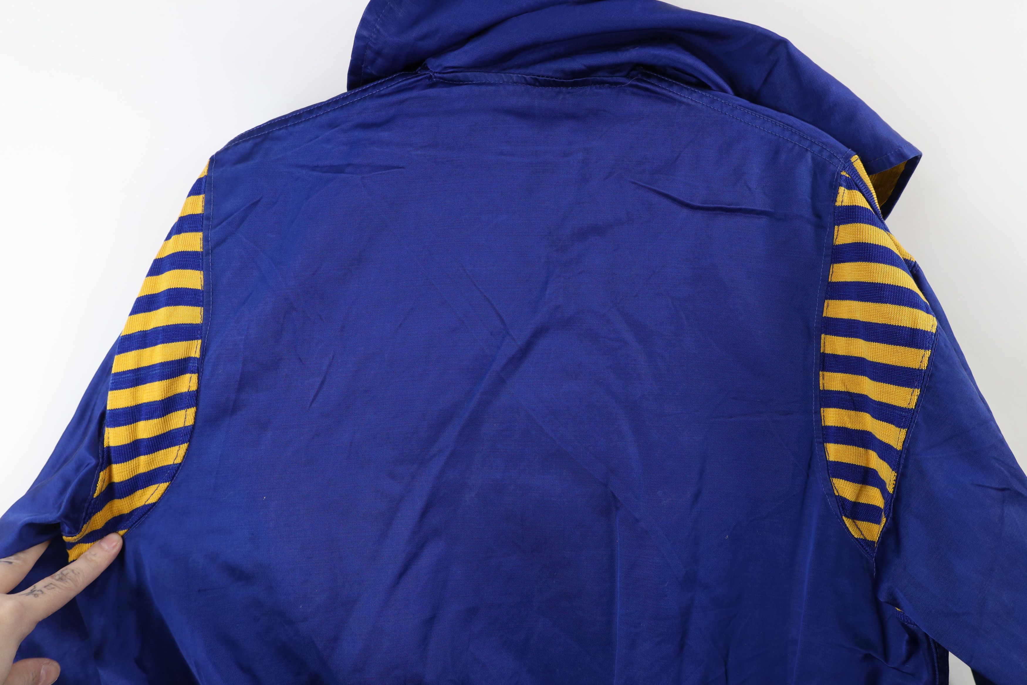 Vintage Vintage 50s Gabardine Rayon Cape Neck Varsity Jacket USA Size US S / EU 44-46 / 1 - 14 Thumbnail