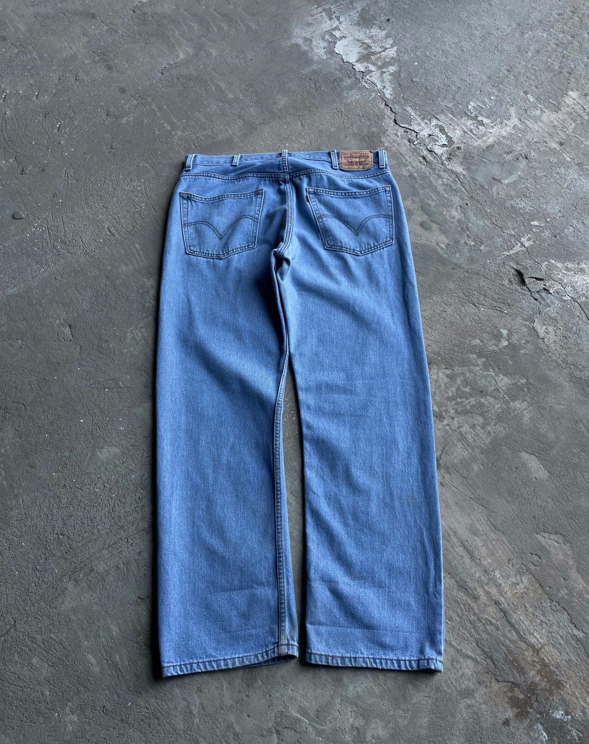 Levi's × Vintage Vintage Levi’s 505 Sky Blue Baggy Washed Pants Y2K Size US 36 / EU 52 - 1 Thumbnail