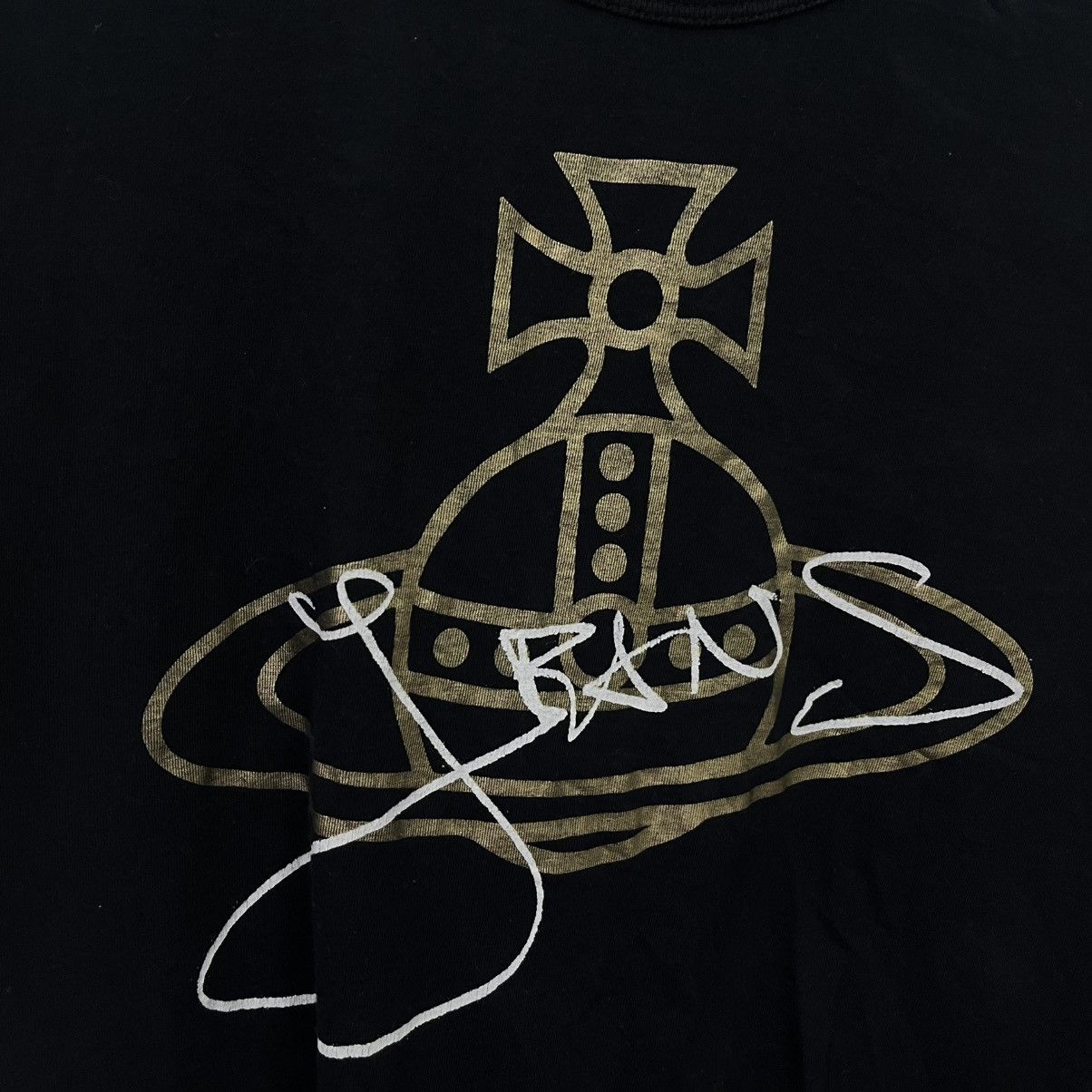 Vivienne Westwood Vivienne Westwood Big Logo T shirt Black Size M Size US M / EU 48-50 / 2 - 5 Thumbnail