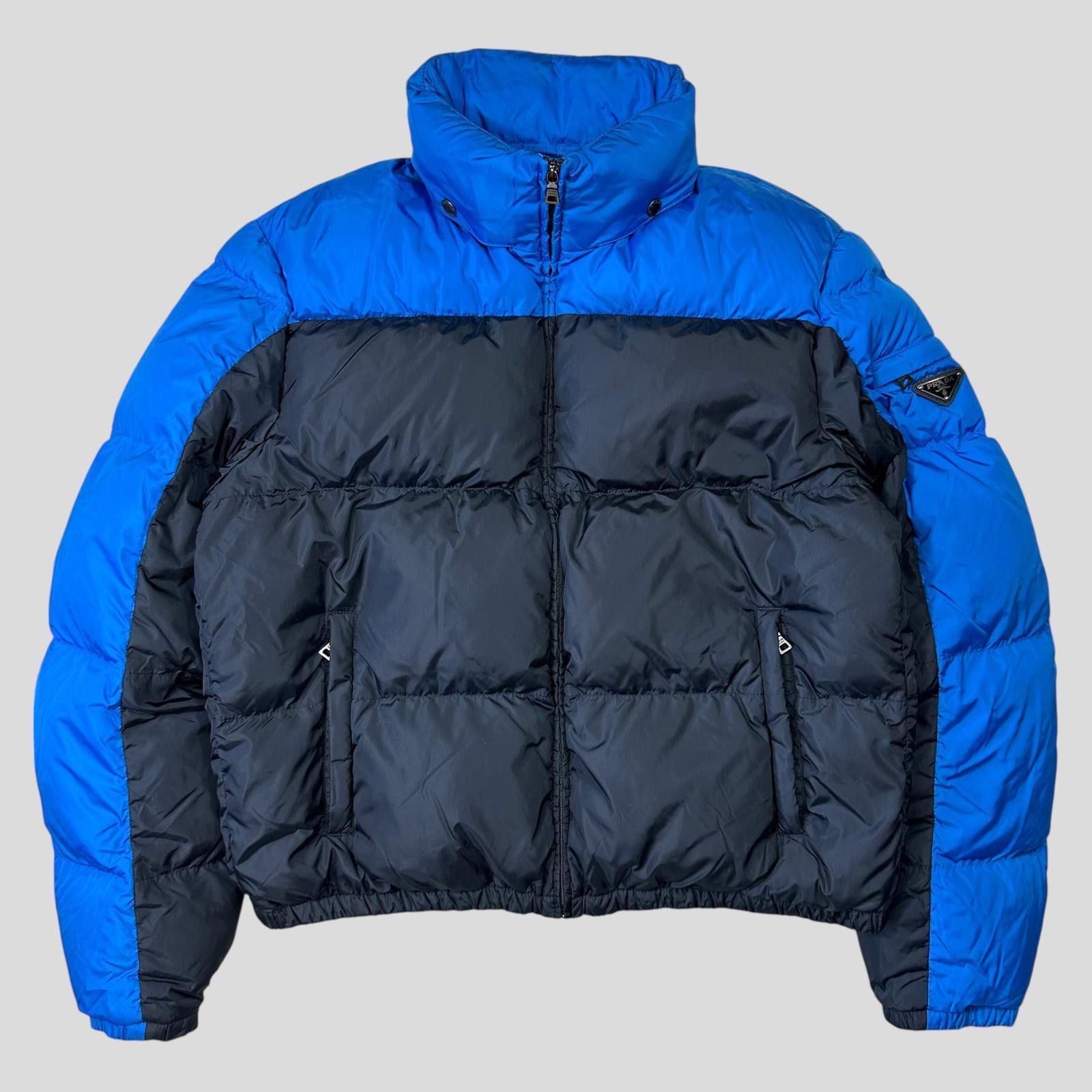 Prada Prada 2012 Plaque Logo Bi-colour Nylon Puffer Jacket - L/XL Size US XL / EU 56 / 4 - 6 Thumbnail