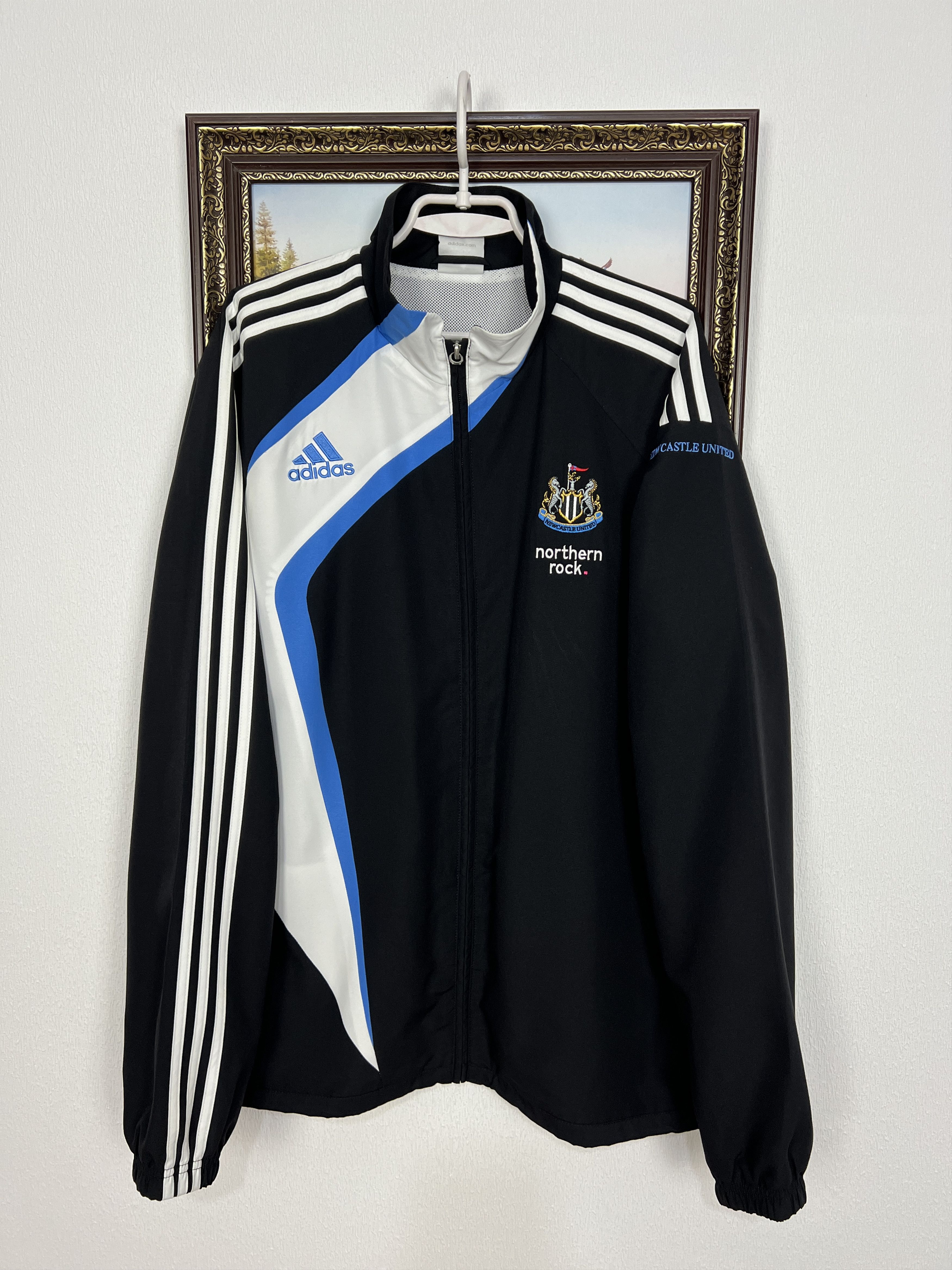 Adidas Vintage Newcastle United Football Jacket Soccer Track Top Size US L / EU 52-54 / 3 - 1 Thumbnail