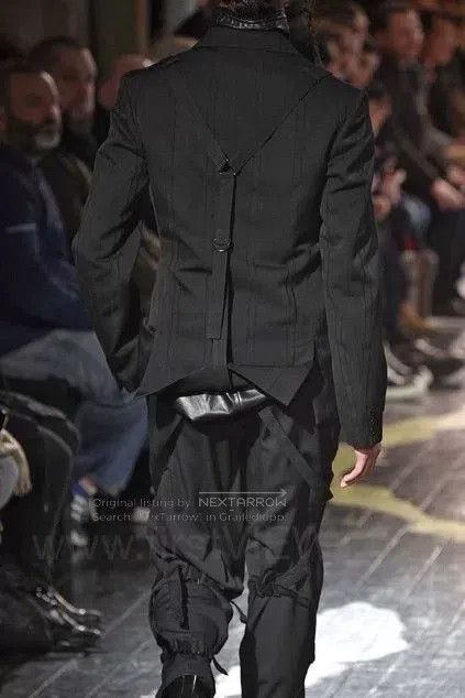 Yohji Yamamoto Yohji Yamamoto Black Wool Suit Jacket. Size US M / EU 48-50 / 2 - 5 Thumbnail
