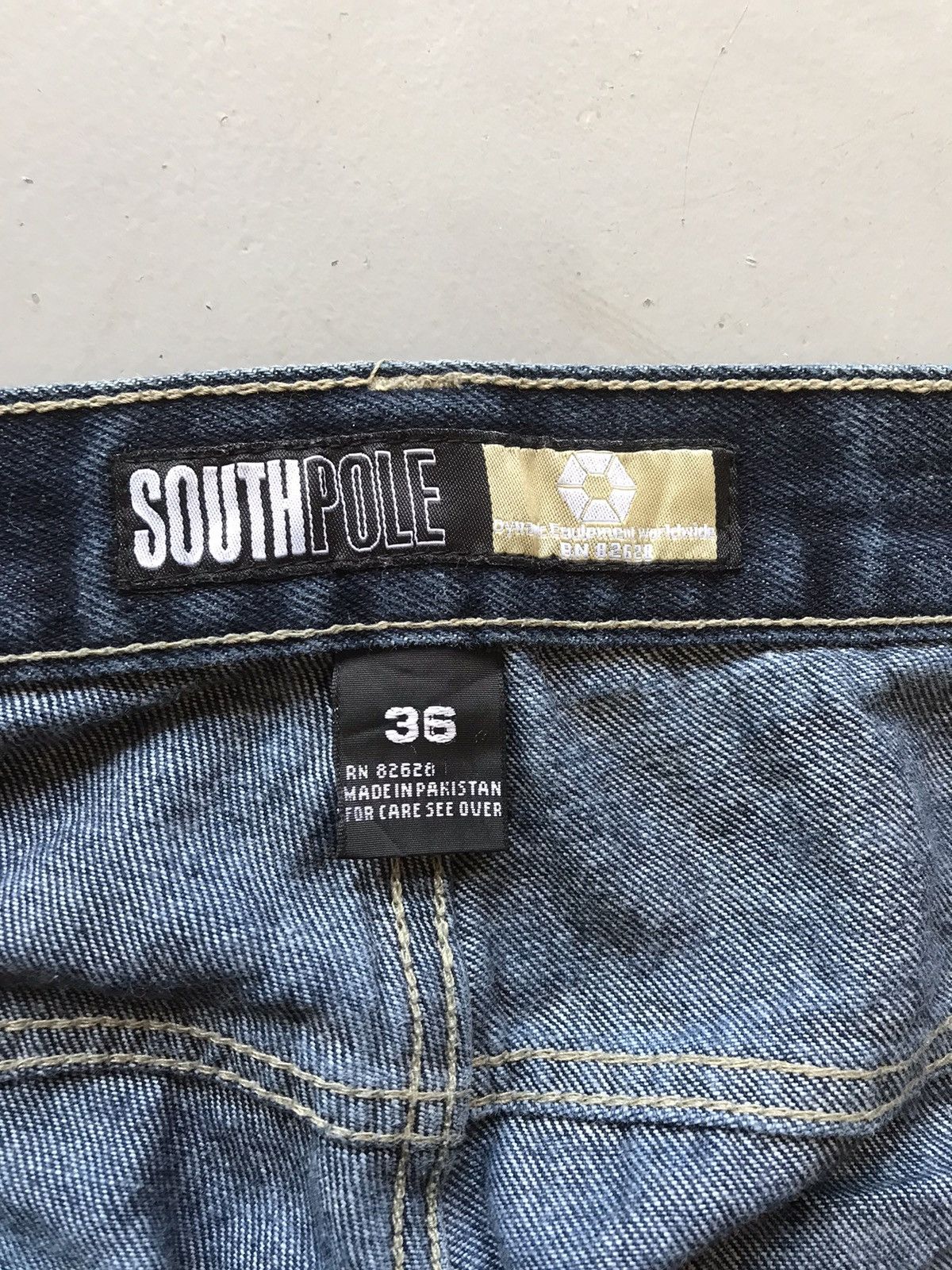 Southpole × Vintage Vintage Southpole yellow tab denim Size US 36 / EU 52 - 9 Thumbnail