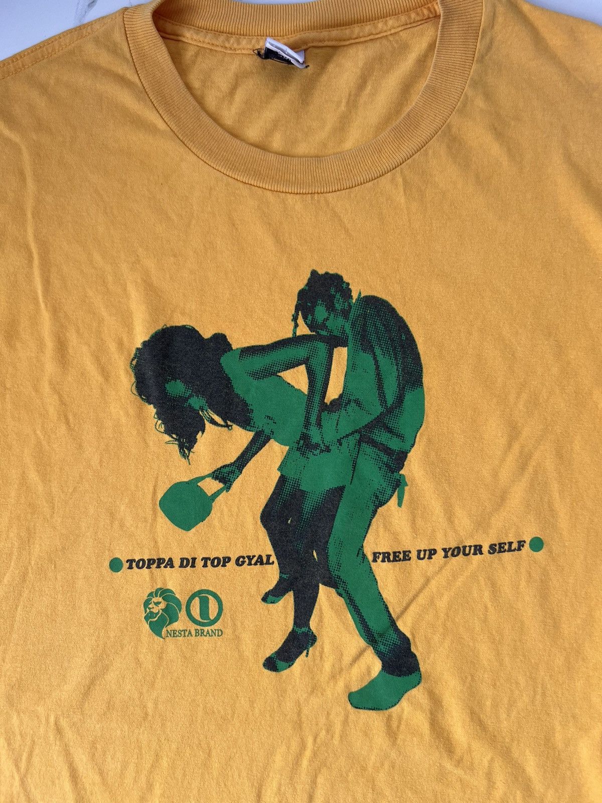 Vintage 90’s SEX TEE NESTA BRAND FREE UP YOUR SELF RARE Y2K Size US XXL / EU 58 / 5 - 3 Thumbnail