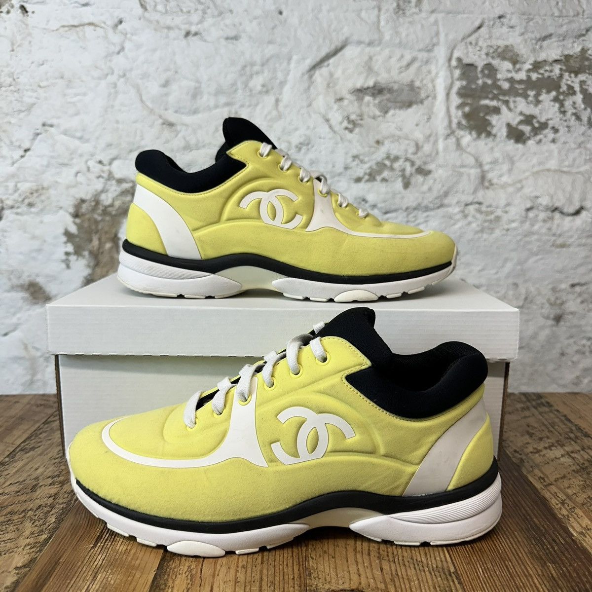 Chanel sneakers yellow online