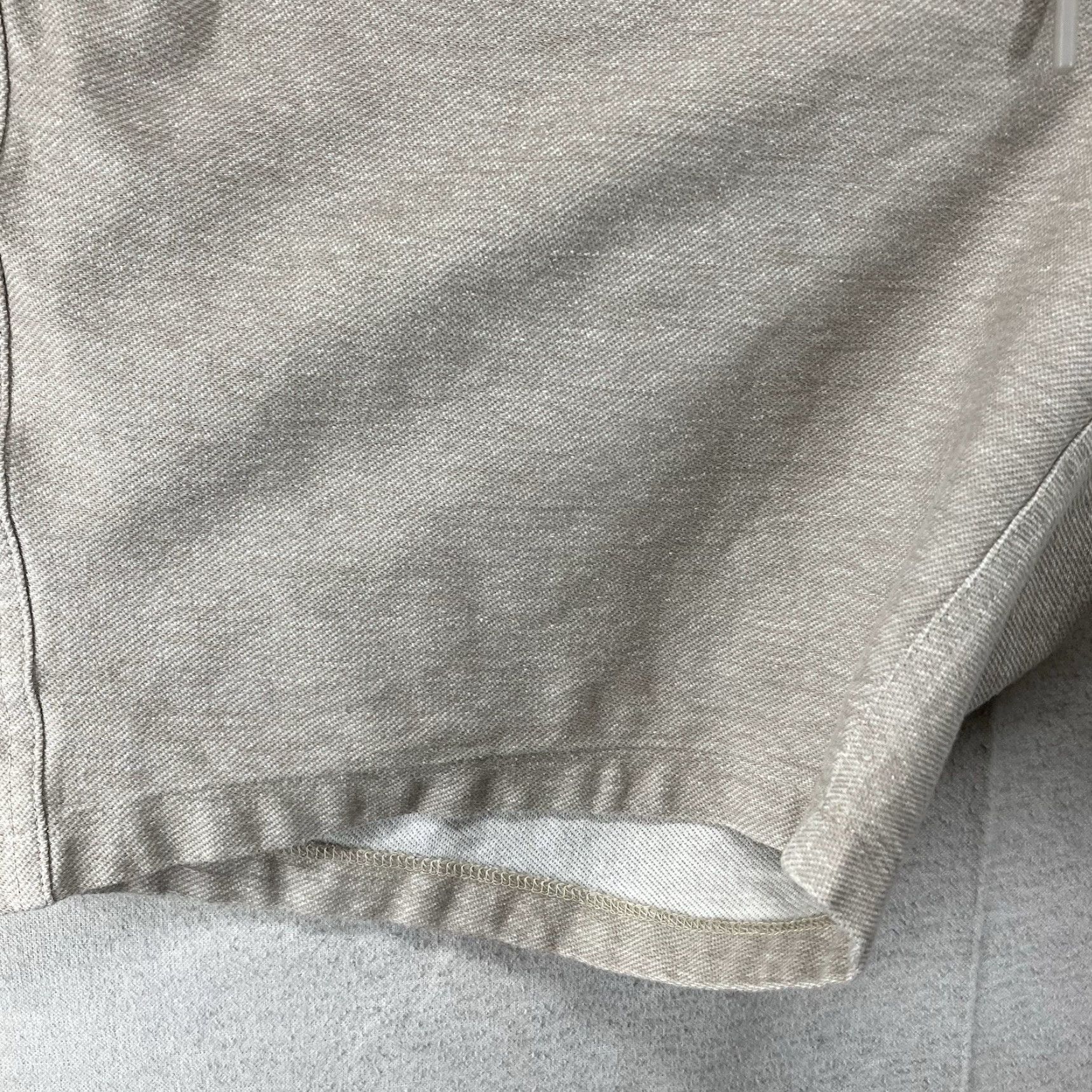 Vintage Crosby & Howard Men's Large Beige Chino Shorts Soft Stretch Drawstring 40x7 Casual Travel Summer Size US 33 - 5 Thumbnail