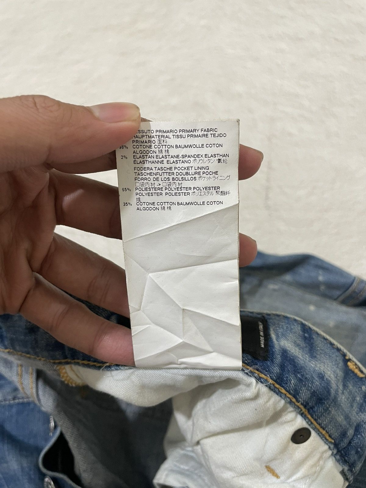 Dsquared2 00s Dsquared Distressed Denim Heavy Fade Destroyed Y2K japan Size US 36 / EU 52 - 8 Thumbnail
