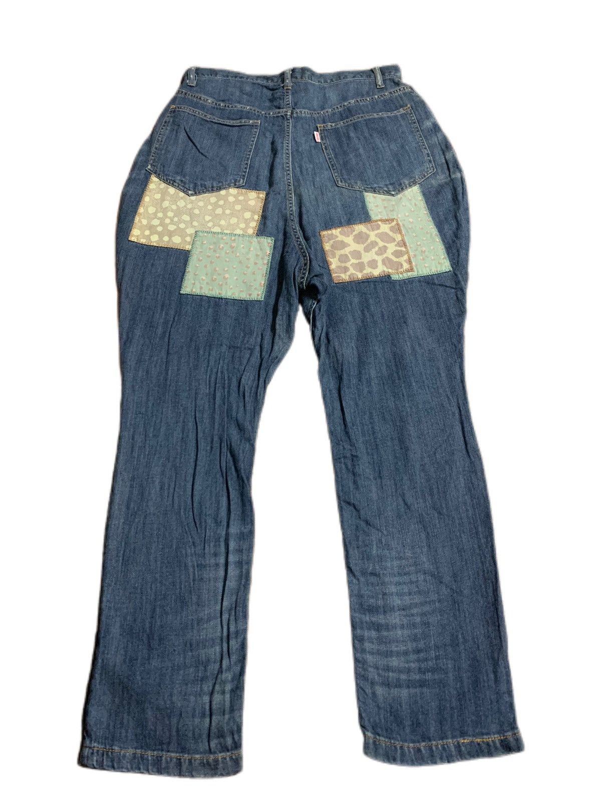 Issey Miyake × Le Grande Bleu (L.G.B.) × Ne-Net rare design ne-Net patchwork double sided Size 30" / US 8 / IT 44 - 2 Thumbnail