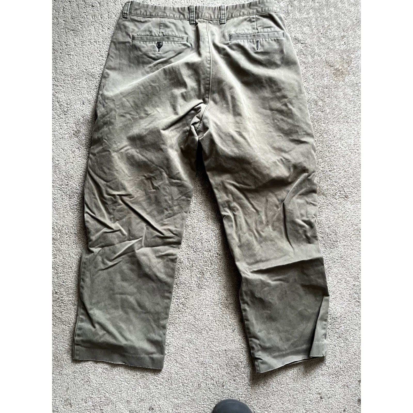 J.Crew J.Crew Essential Chino Pants Mens Regular Fit Cotton Green 36x27 Straight Size US 36 / EU 52 - 3 Thumbnail