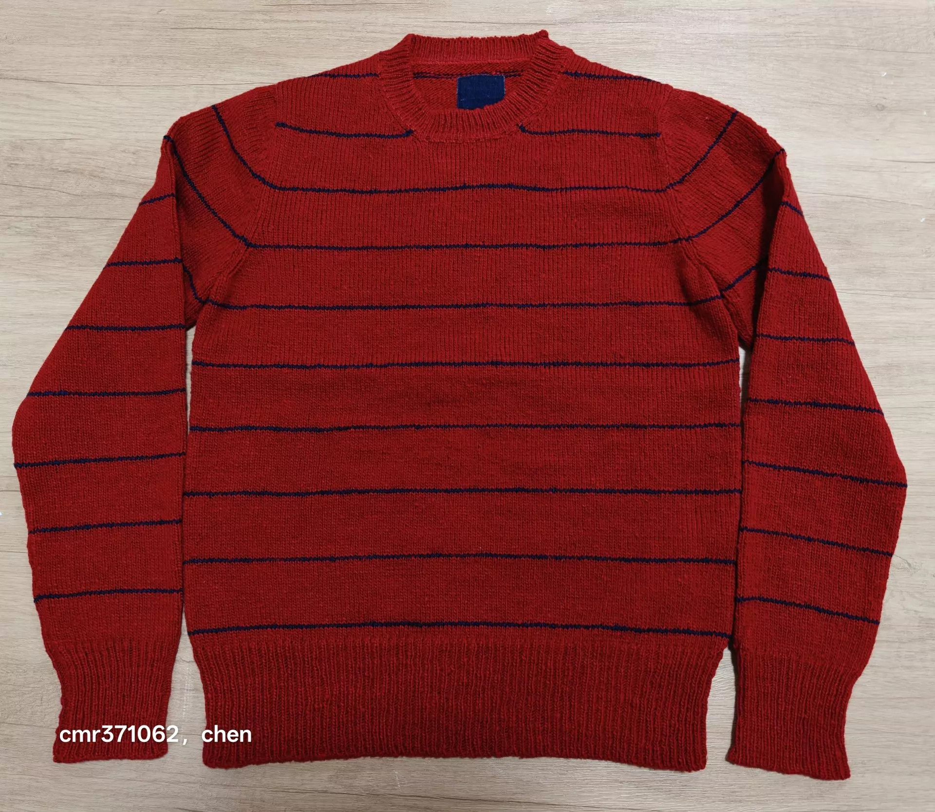 Visvim VISVIM 16 ICT CREW NECK SWEATER (N.D.) Cochineal 1 Slim Size US S / EU 44-46 / 1 - 1 Thumbnail