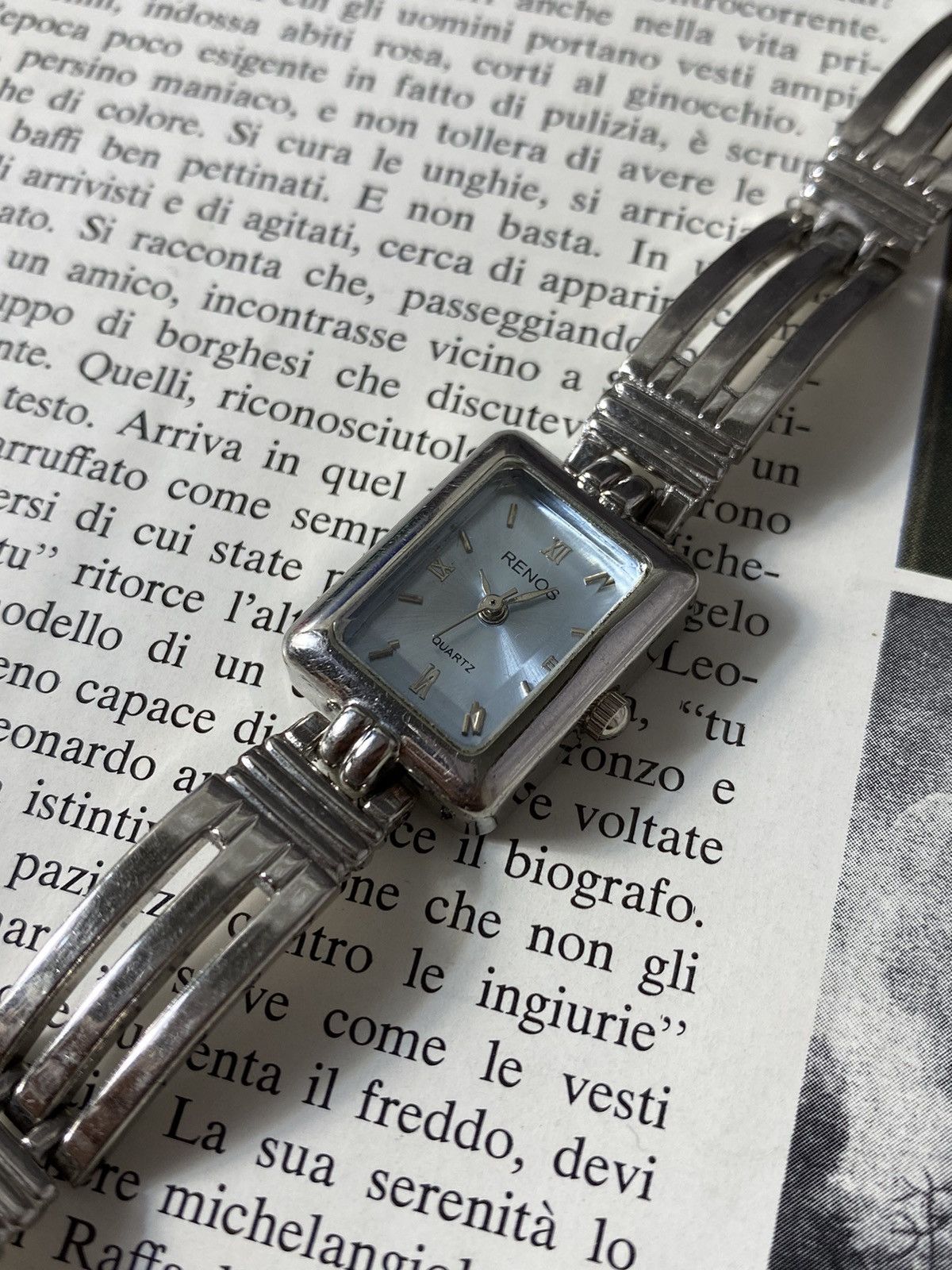 Jewelry Elegant Renos Quartz Watch - Rectangular, Tested Working Size ONE SIZE - 2 Thumbnail