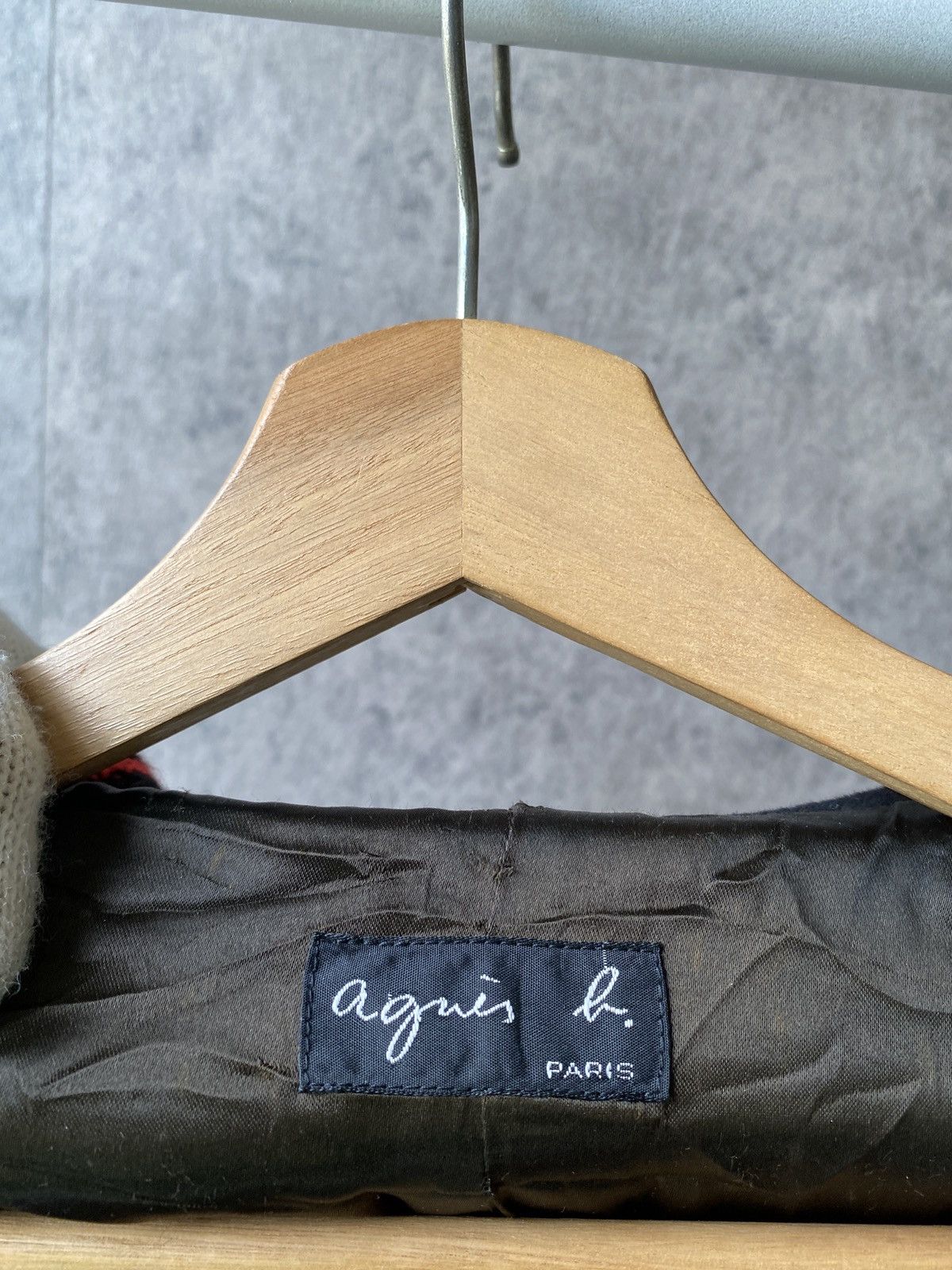 Japanese Brand × agnes b. Agnes.B Lambswool Angora Doublure Lining Coat Size US S / EU 44-46 / 1 - 12 Thumbnail