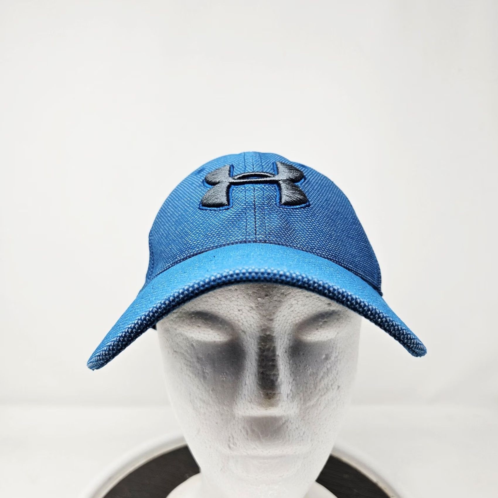 Under Armour Under Armour Hat Cap Baseball Fitted Mens M Blue Blitzing Classic Fit Logo Size ONE SIZE - 2 Thumbnail