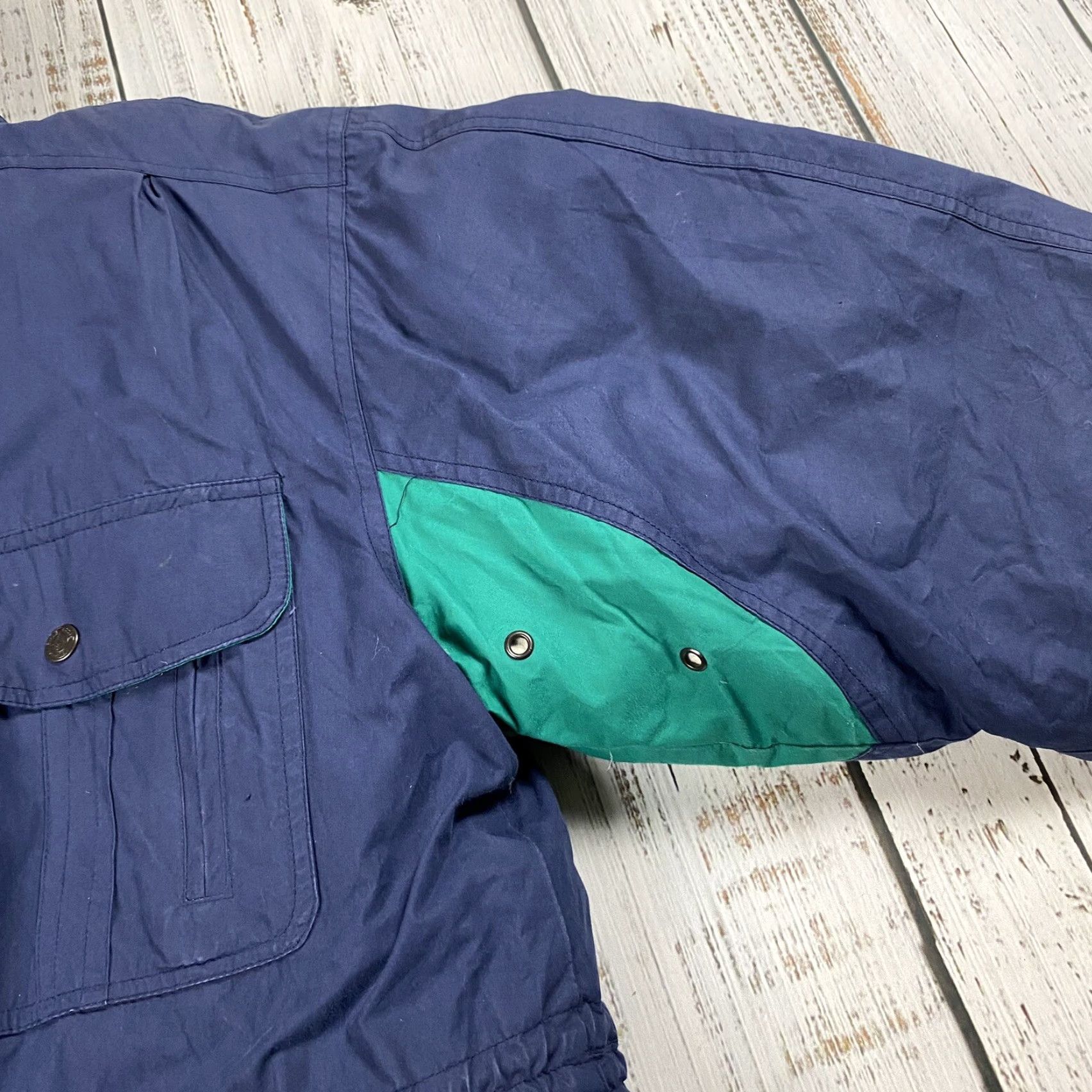 Vintage VINTAGE Goose Down USA Parka Jacket Unisex Adults L Blue 90s Nature Outdoor Winter Down Filled Size US L / EU 52-54 / 3 - 7 Thumbnail