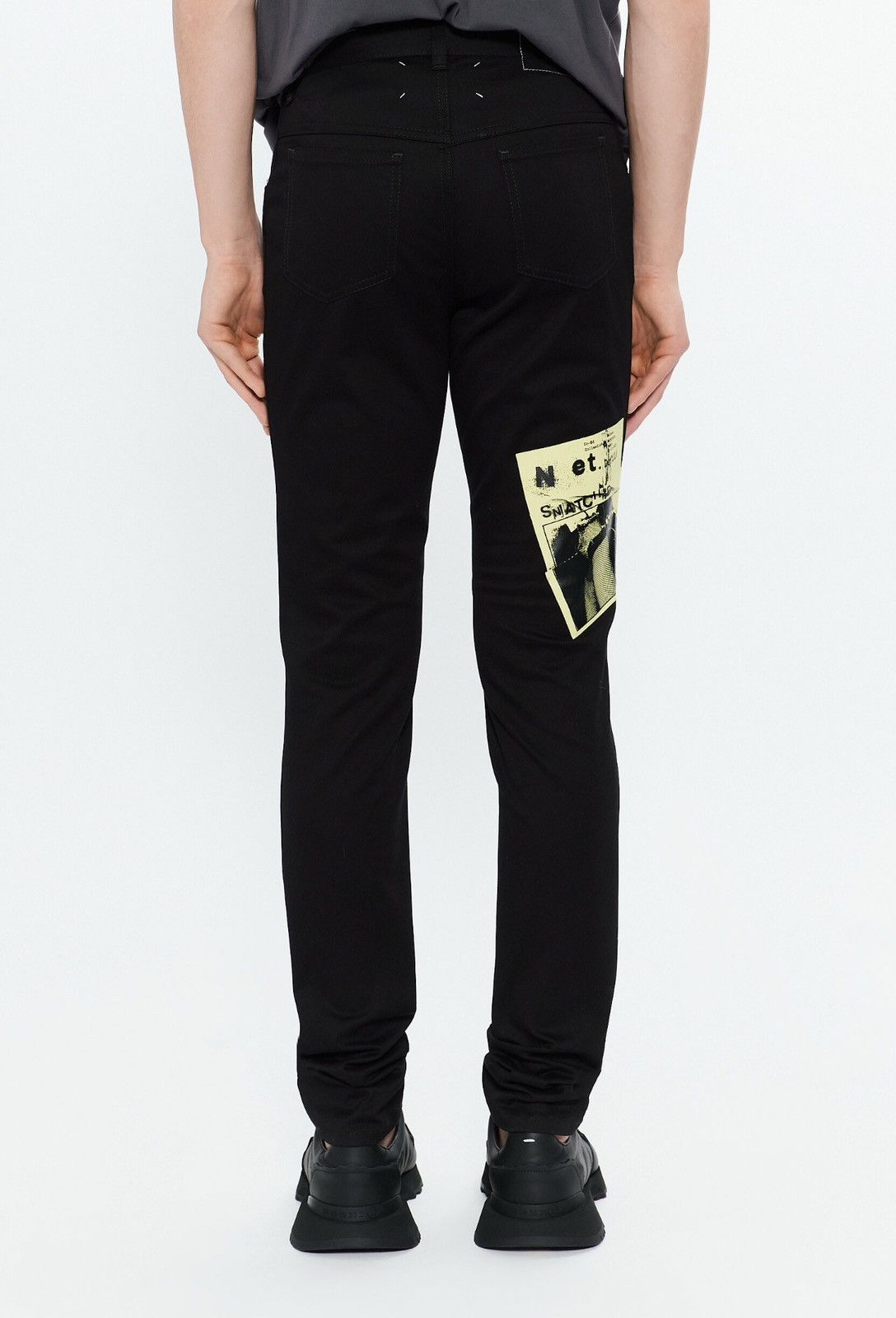 Maison Margiela Last Maison Margiela Invitation Print Skinny Black Jeans Size US 34 / EU 50 - 10 Thumbnail