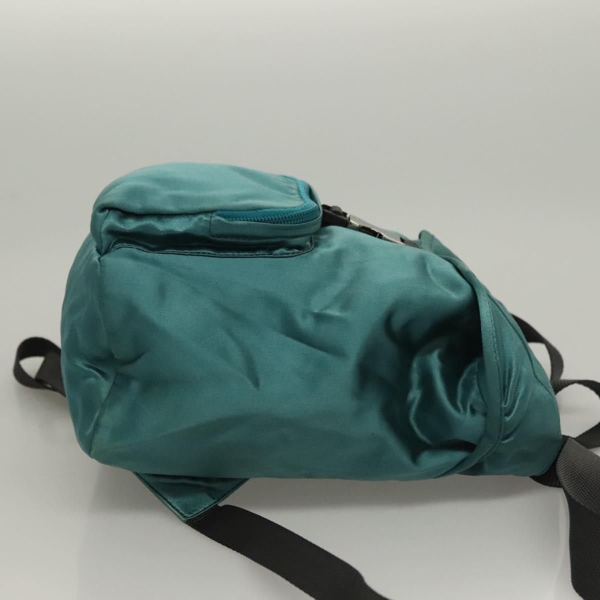 Prada PRADA Backpack Satin Blue Size ONE SIZE - 4 Thumbnail