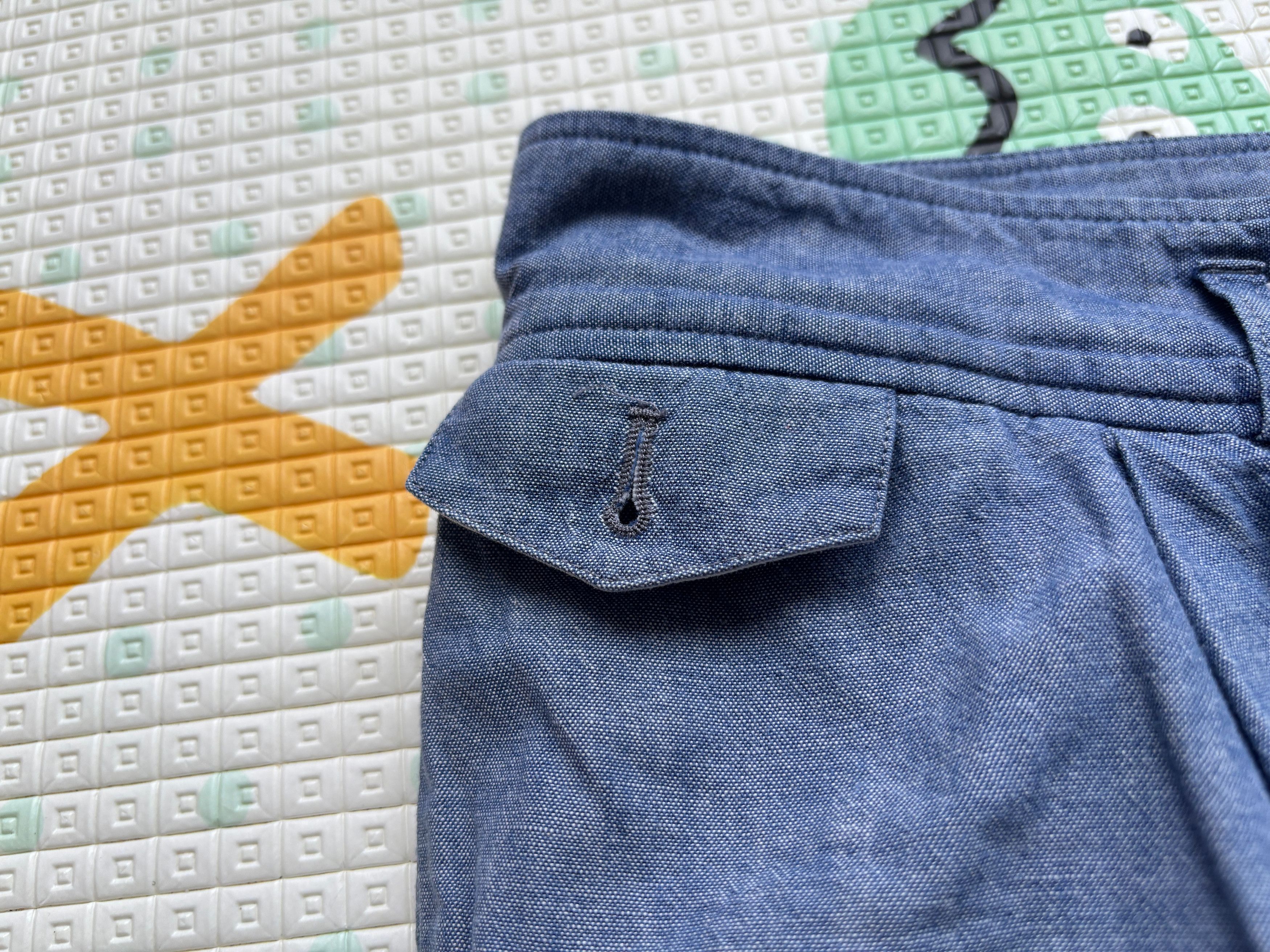 Louis Vuitton Louis Vuitton Blue Cotton Chambray Shorts 39-40 Size US 32 / EU 48 - 10 Thumbnail