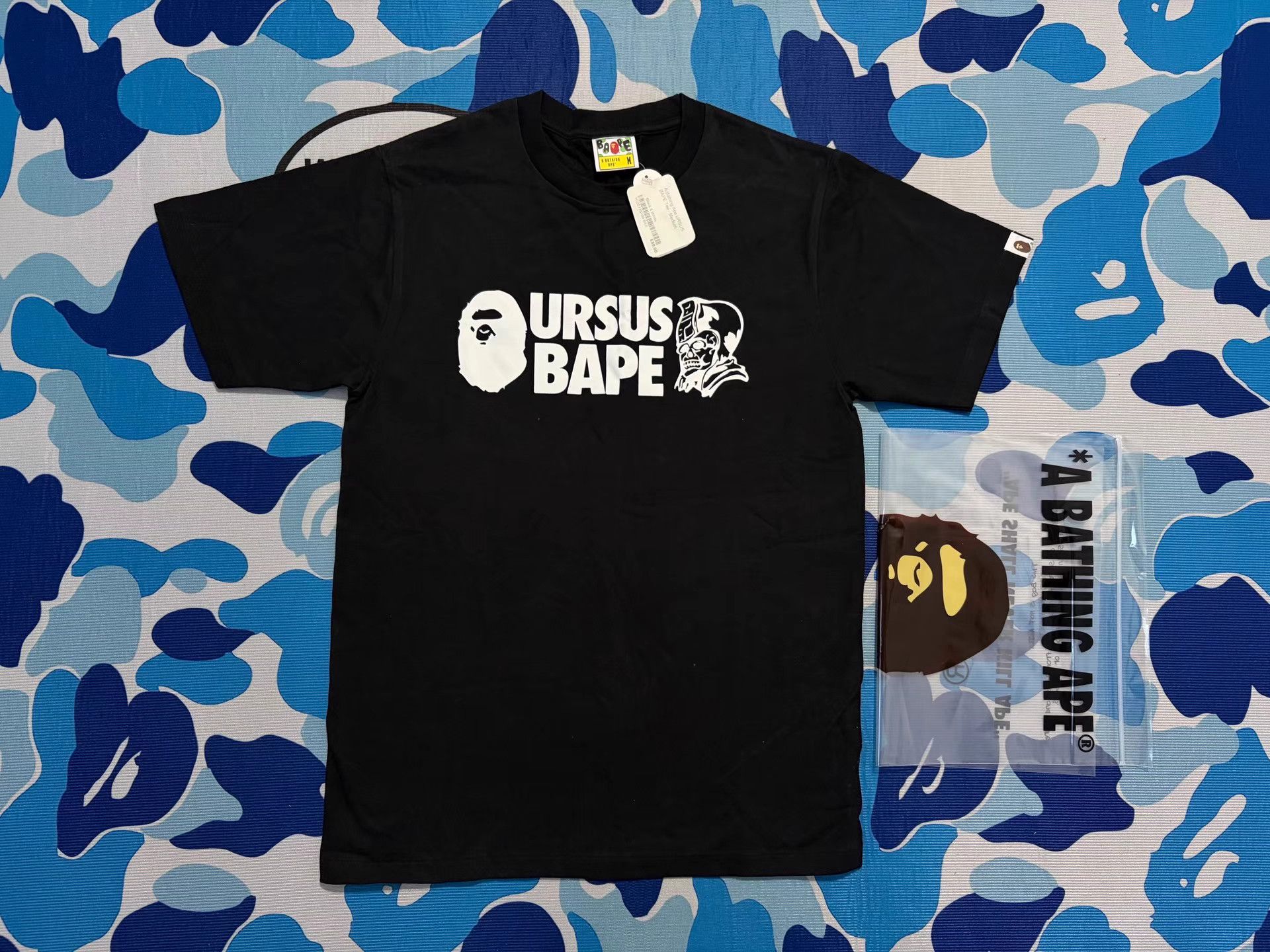 Bape BAPE X URSUS Short Sleeve Tee Size US M / EU 48-50 / 2 - 1 Thumbnail