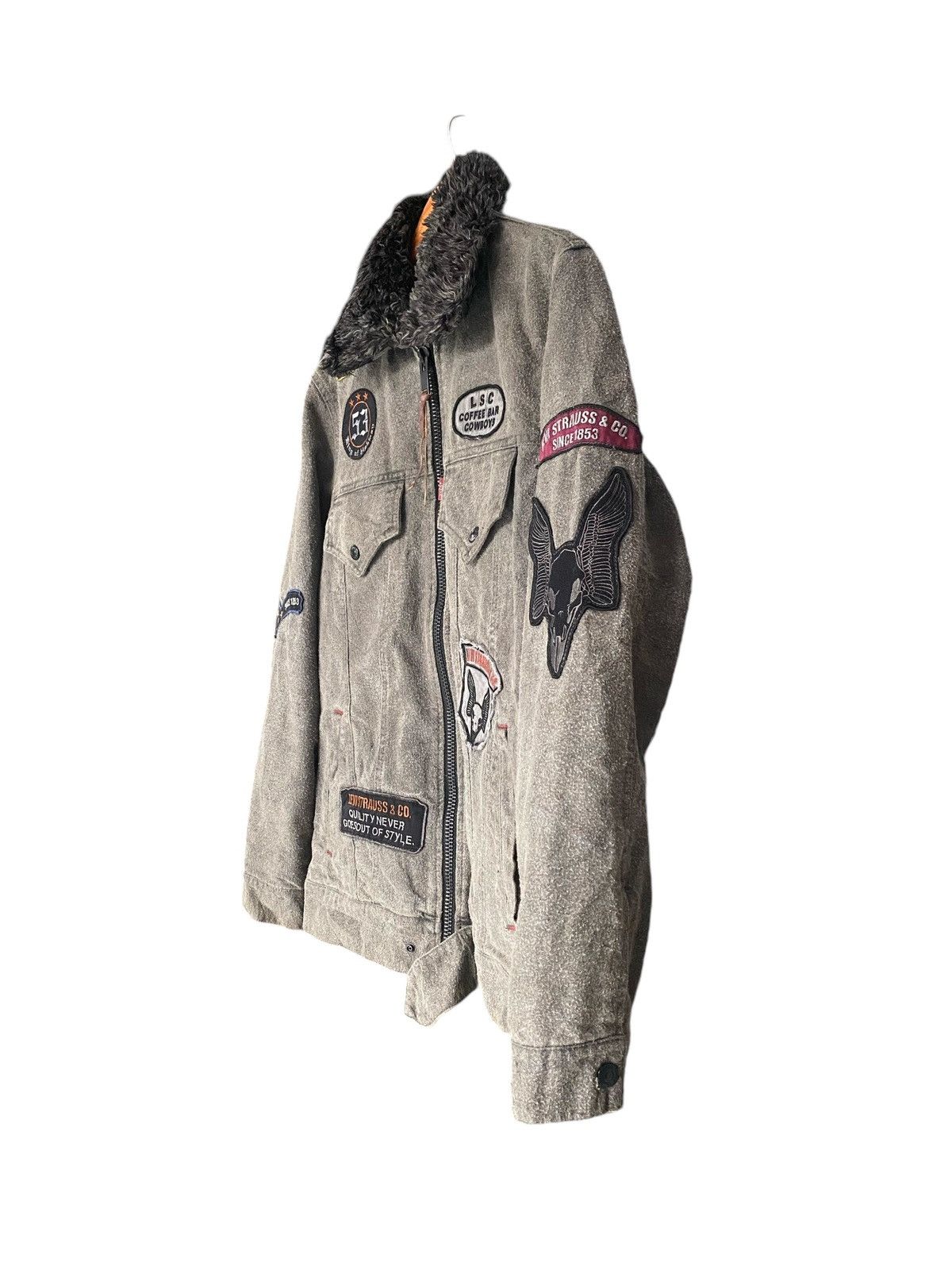 Levi's Vtg🔥LEVI’S RED TAB Patches Softneck Zipper Jacket (M) Size US M / EU 48-50 / 2 - 7 Thumbnail