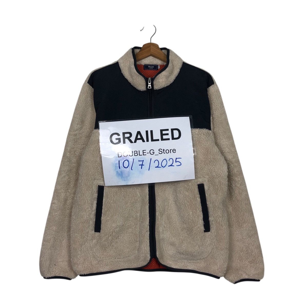 Kent & Curwen 📌Vintage Fleece Dip Pile Jacket Kent In Traditional Japan Size US L / EU 52-54 / 3 - 1 Thumbnail
