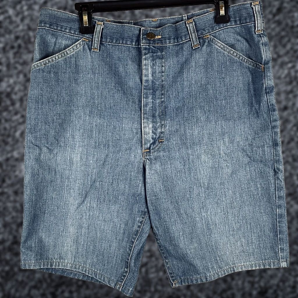 Lee VINTAGE Lee Denim Shorts 60s 70s USA Talon Zipper Sanforized 34x9 E55 Women’s Size 24" / US 00 / IT 34 - 1 Thumbnail