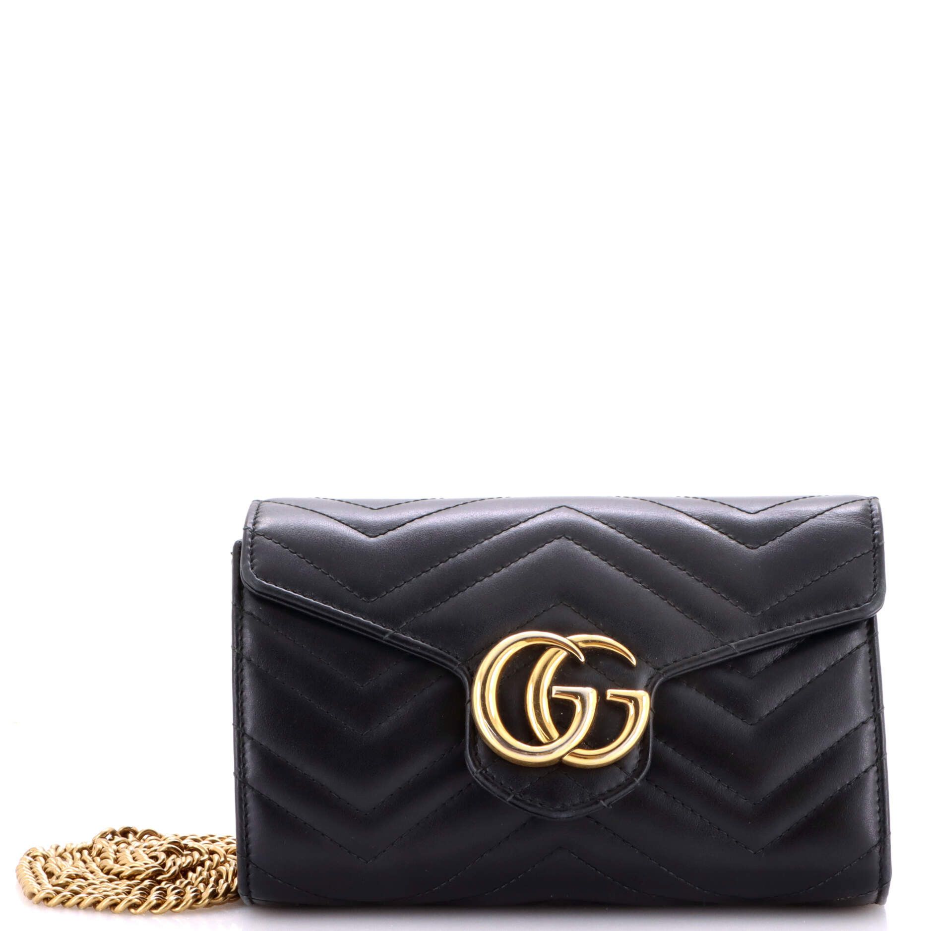 Gucci GG Marmont Chain Wallet Size ONE SIZE - 1 Thumbnail