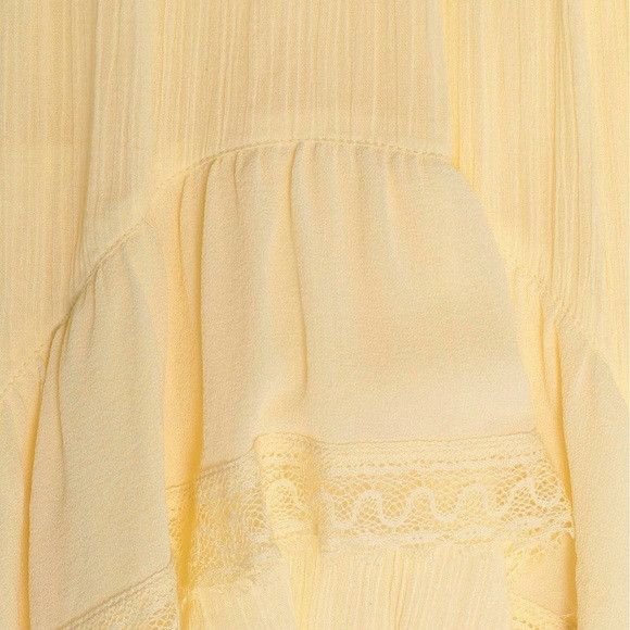 Ulla Johnson Ulla Johnson Pale Yellow Tiered Mini Skirt Size 27" / US 4 / IT 40 - 5 Thumbnail