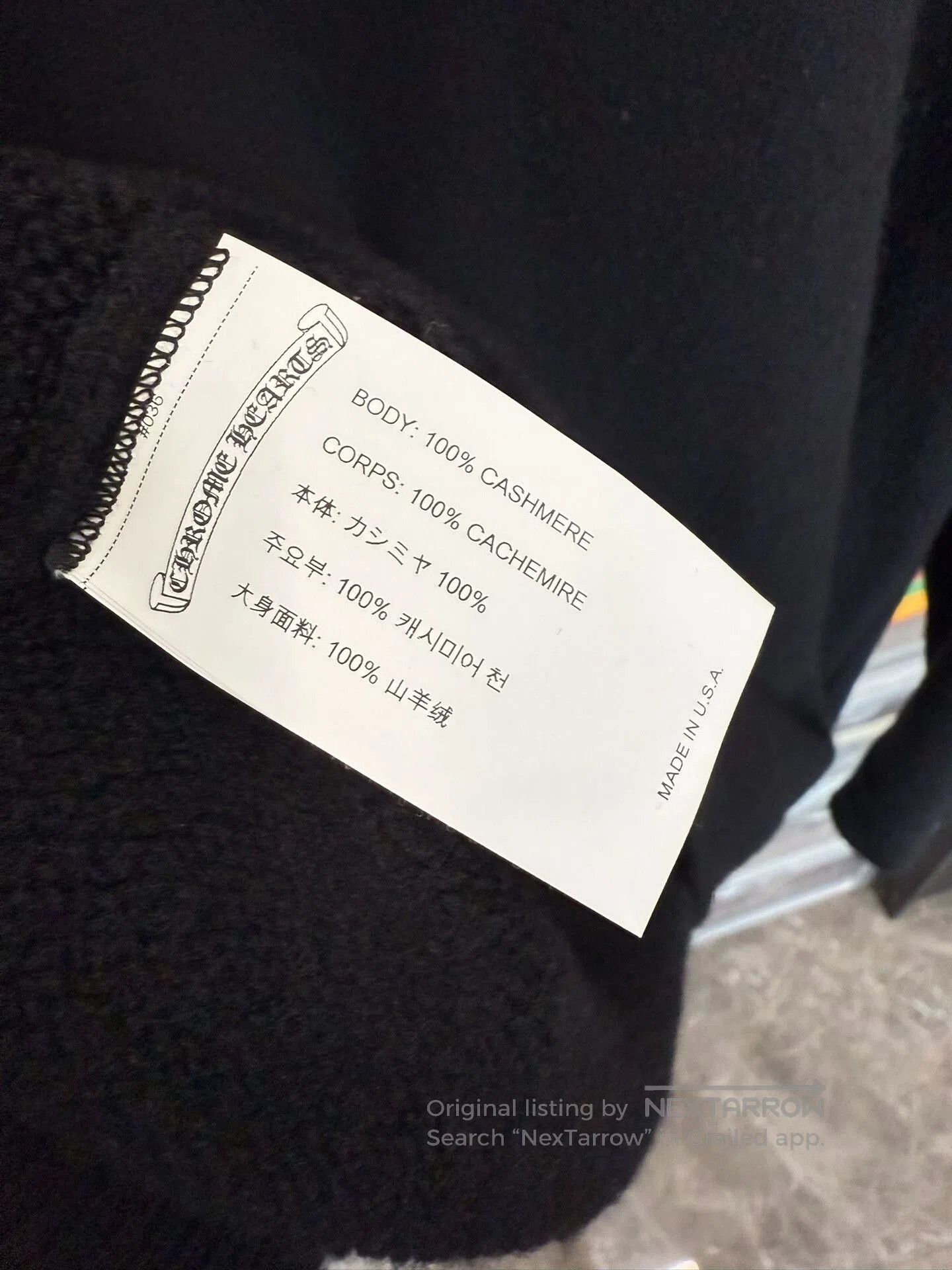Chrome Hearts Chrome Hearts Vine Arm Embroidery Sweater. Size US XL / EU 56 / 4 - 5 Thumbnail