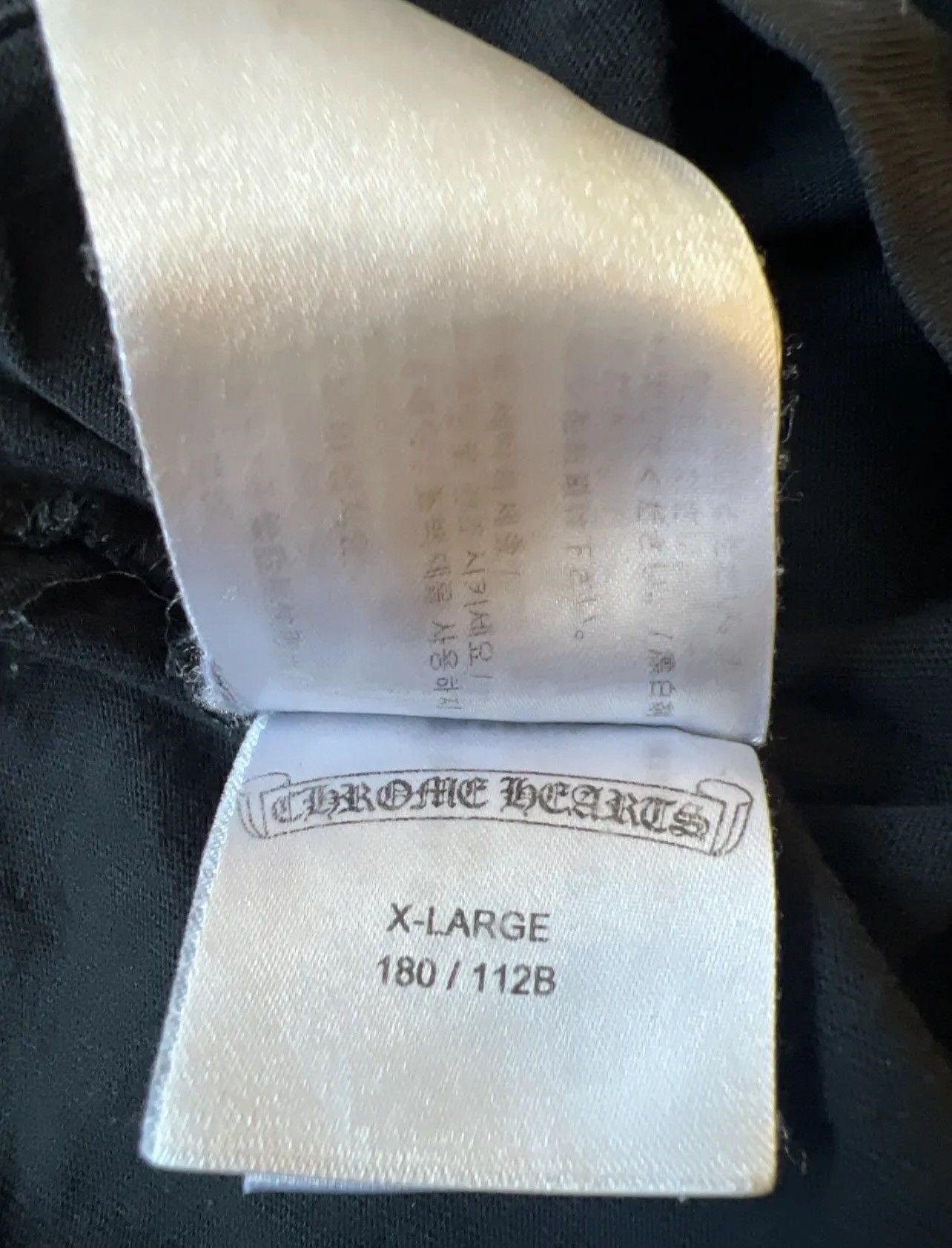 Chrome Hearts STEAL! 2010s Chrome Hearts Spine Triple Cross Tee (XL) Size US XL / EU 56 / 4 - 7 Thumbnail