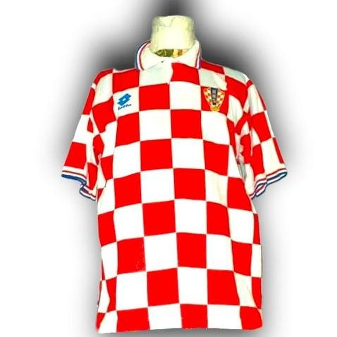 Lotto Sport Fc Croatia 1996 1997 Home Shirt Jersey Size US L / EU 52-54 / 3 - 1 Thumbnail