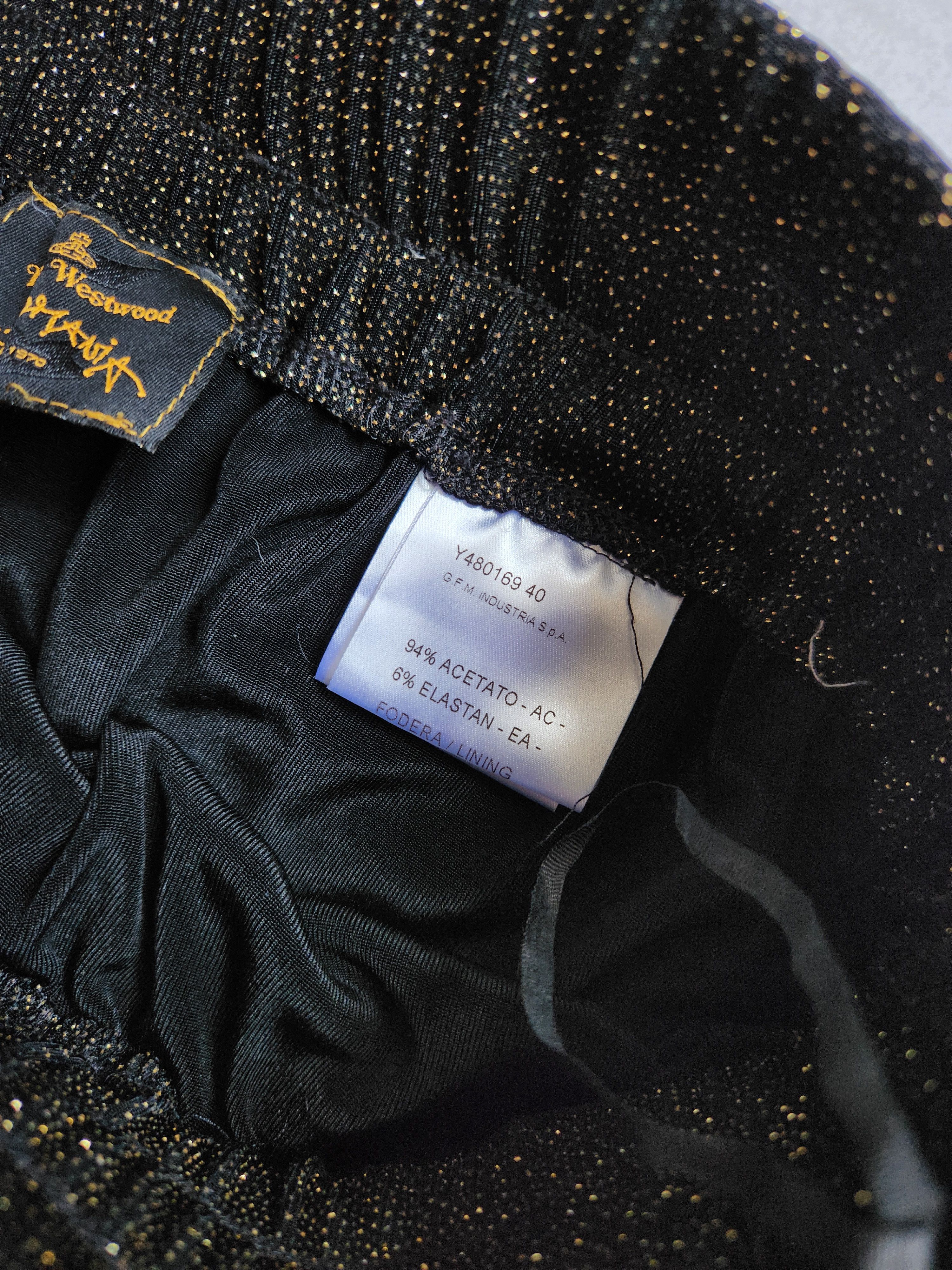 Vivienne Westwood Vivienne Westwood Anglomania golden glitter skirt size S Size 26" / US 2 / IT 38 - 7 Thumbnail