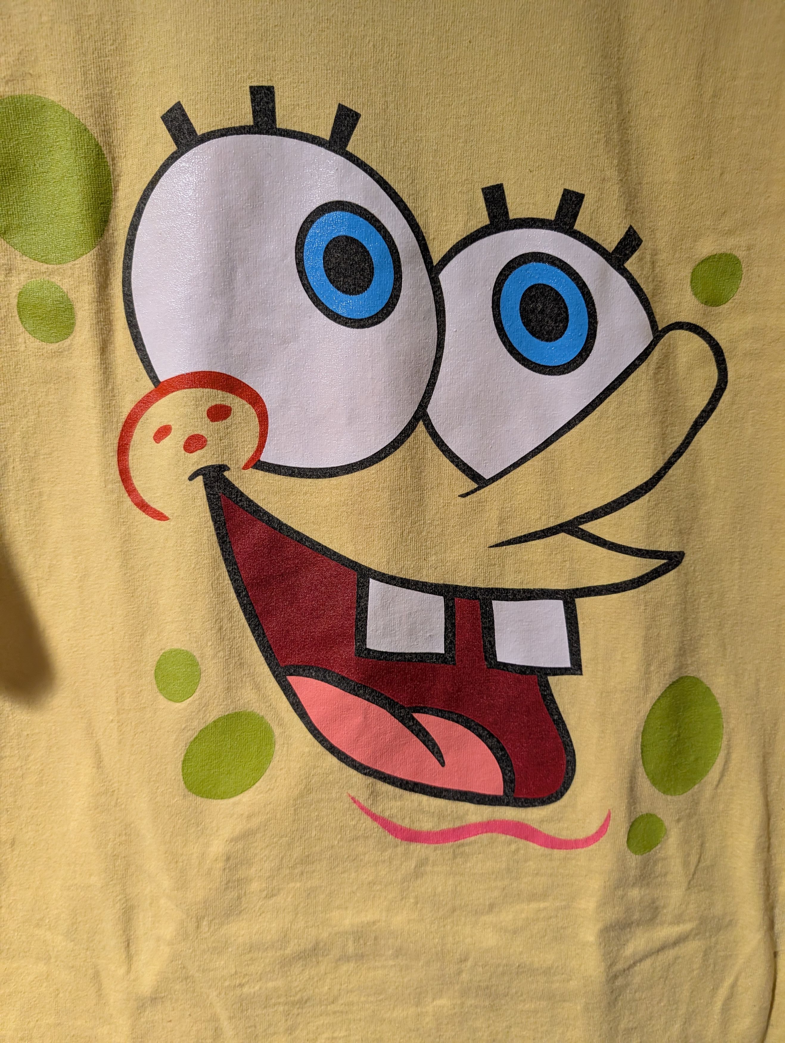 Nickelodeon Vintage 2002 SpongeBob SquarePants T Shirt Nickelodeon Size US XL / EU 56 / 4 - 2 Thumbnail