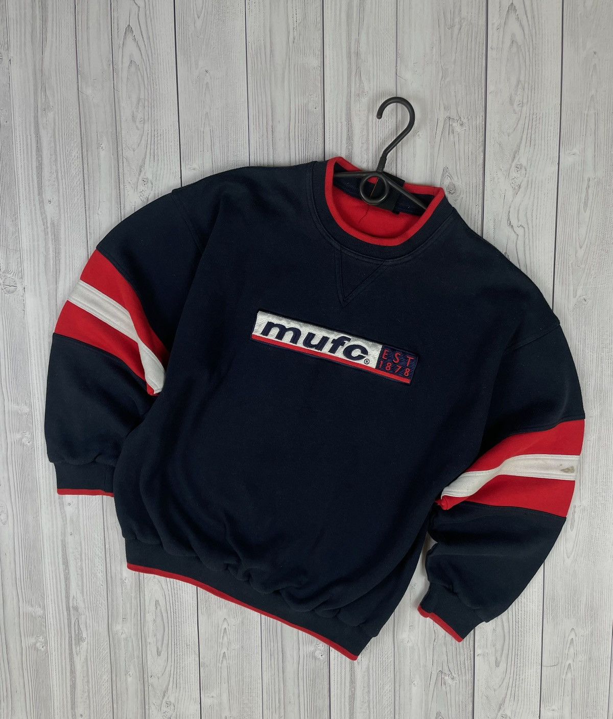 Other Vintage Manchester United soccer sweatshirt logo size L Size US L / EU 52-54 / 3 - 1 Thumbnail