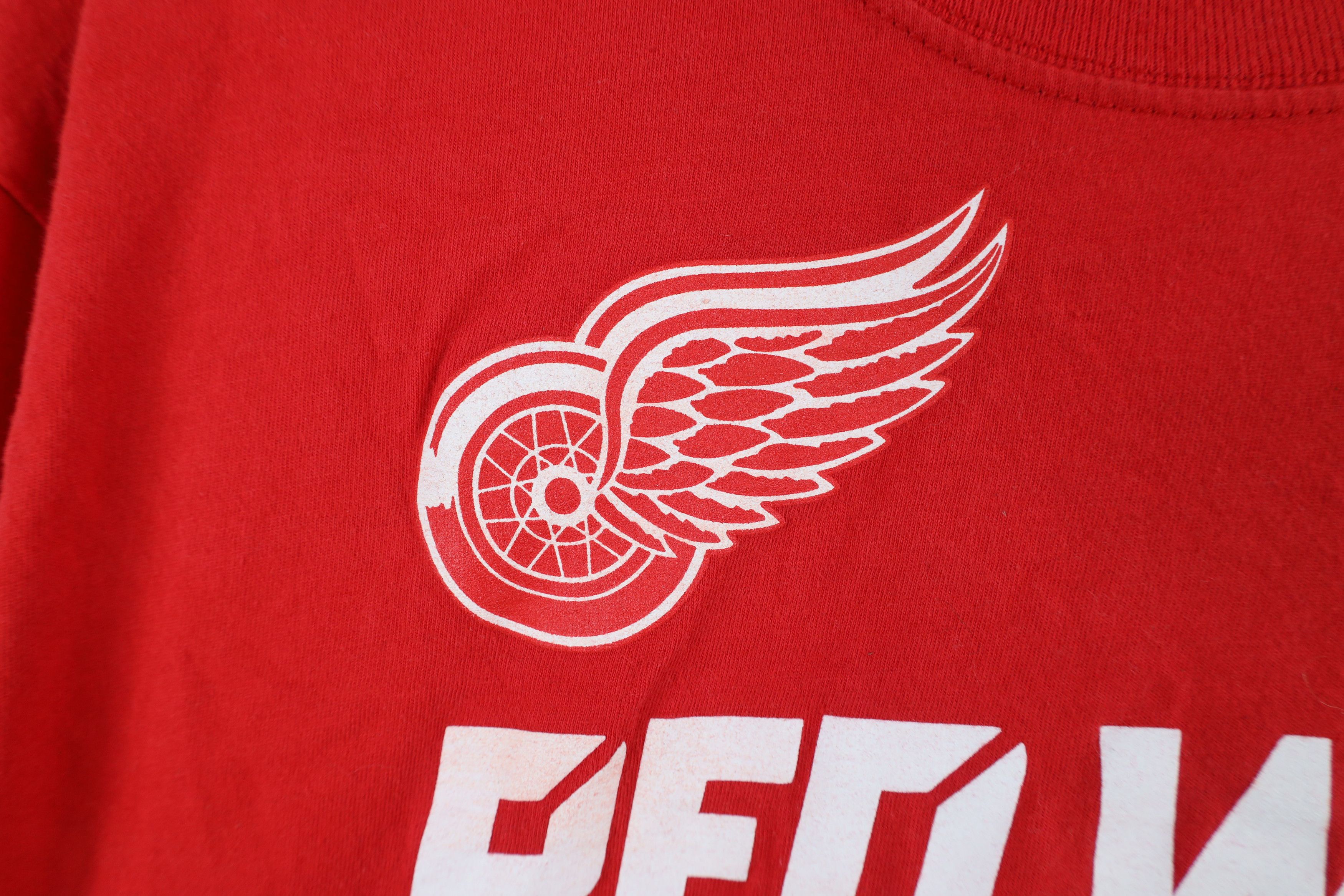 Vintage Fanatics Pro Detroit Red Wings Hockey Long Sleeve T-Shirt Size US L / EU 52-54 / 3 - 7 Thumbnail