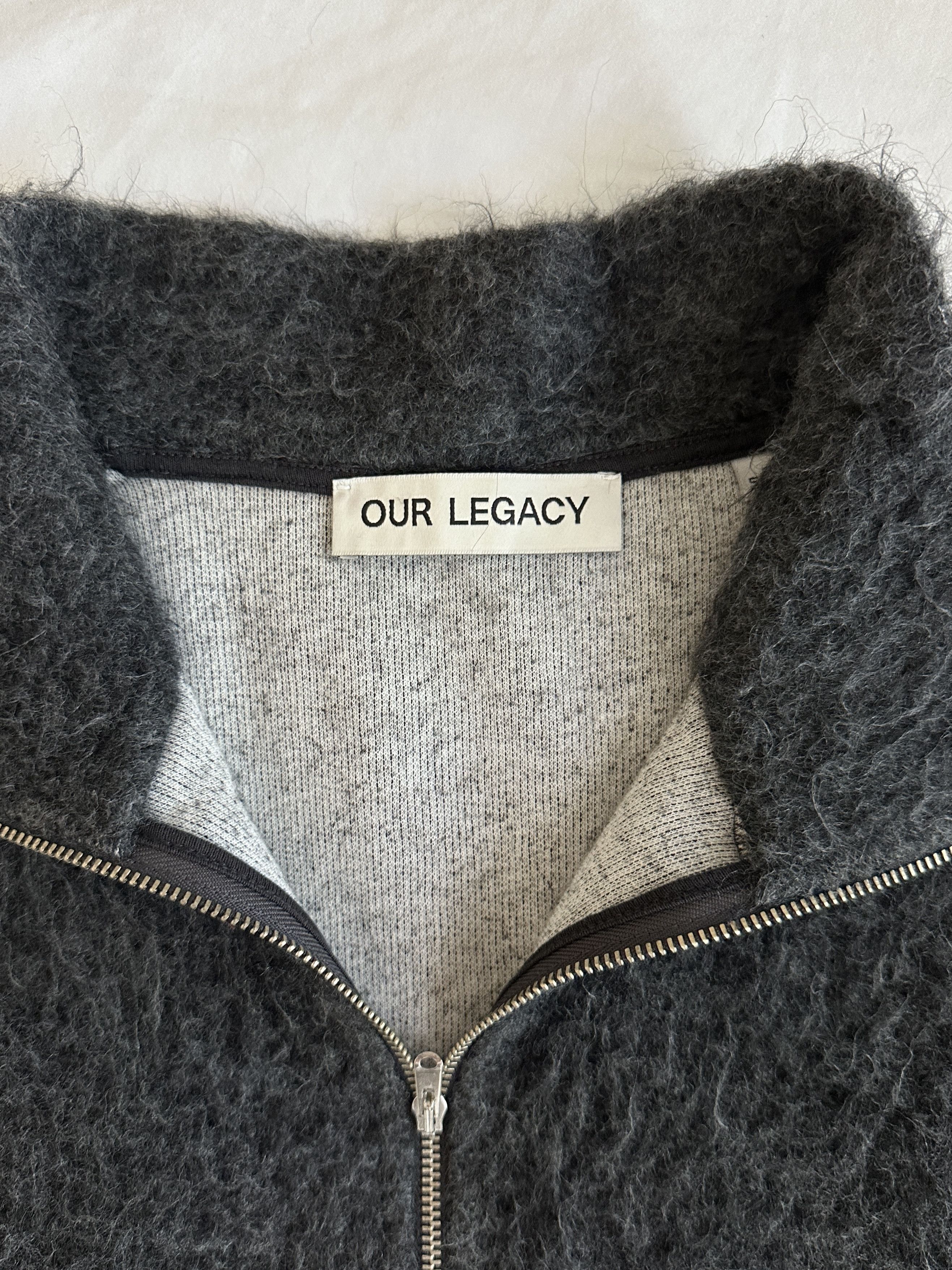 Our Legacy Big Piquet Charred Chocolate Airy Alpaca