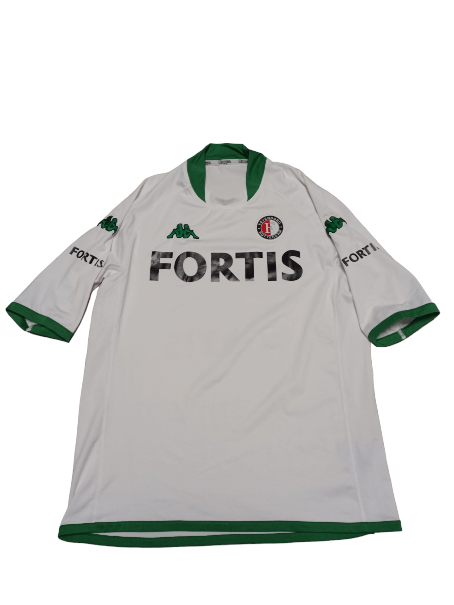 【04 05 Kappa Feyenoord away L/S shirt】 Kappa 2004-05 Feyenoord Away Shirt - 7/10 - (3XL