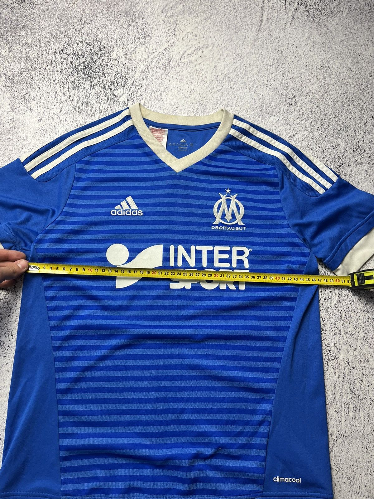 Adidas Vintage Adidas 2015/16 Olympique de Marseille Third Shirt Size US S / EU 44-46 / 1 - 15 Thumbnail