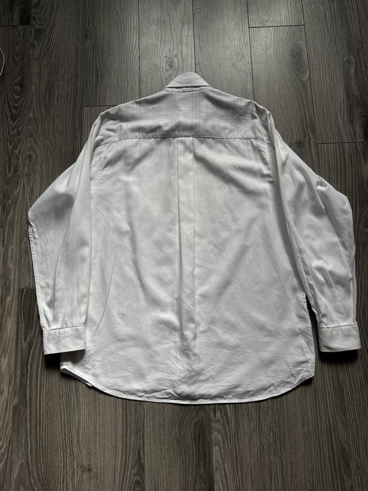 Burberry Burberry White Checkered Shirt Size US L / EU 52-54 / 3 - 6 Thumbnail