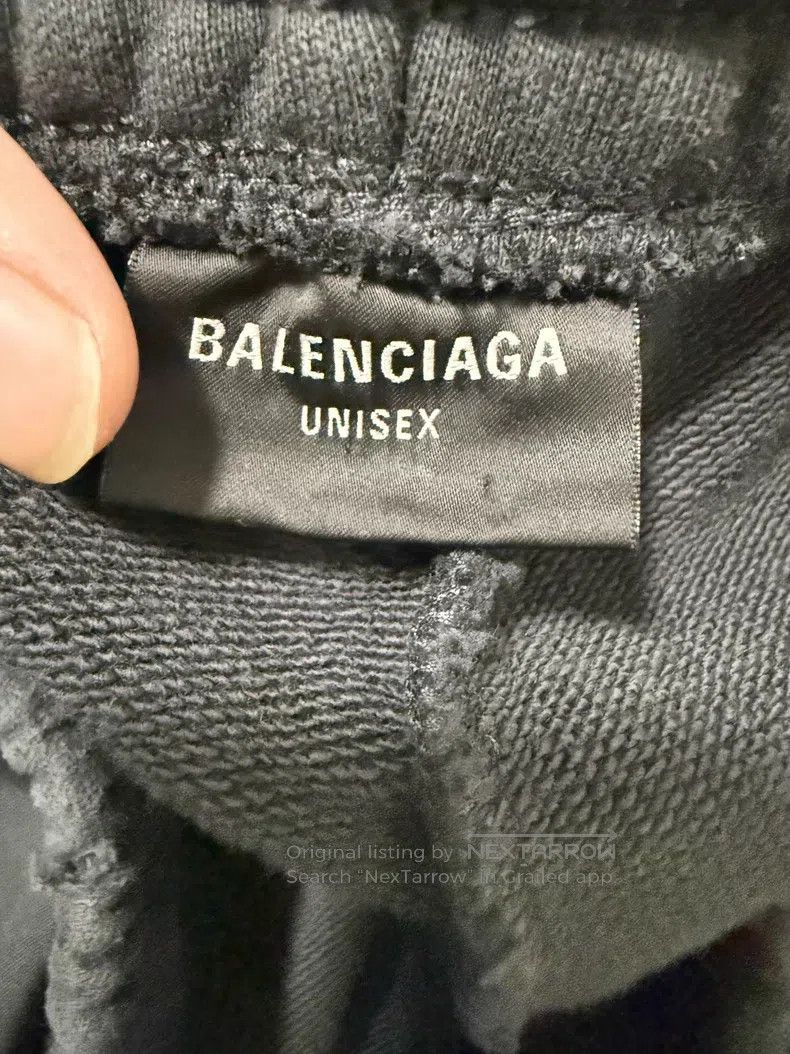 Balenciaga Balenciaga size XS Reversed distressed lettering water-was Size US 27 - 3 Thumbnail