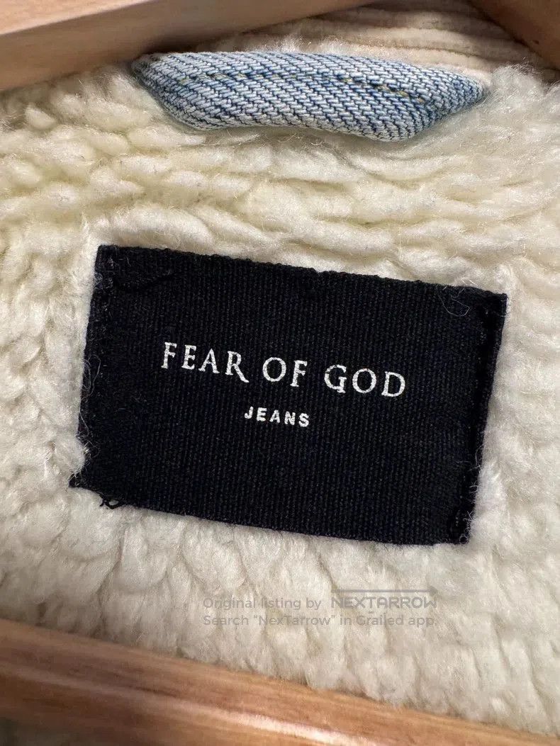 Fear of God Fear of God 5th Sherpa Denim Jacket L. Size US L / EU 52-54 / 3 - 3 Thumbnail