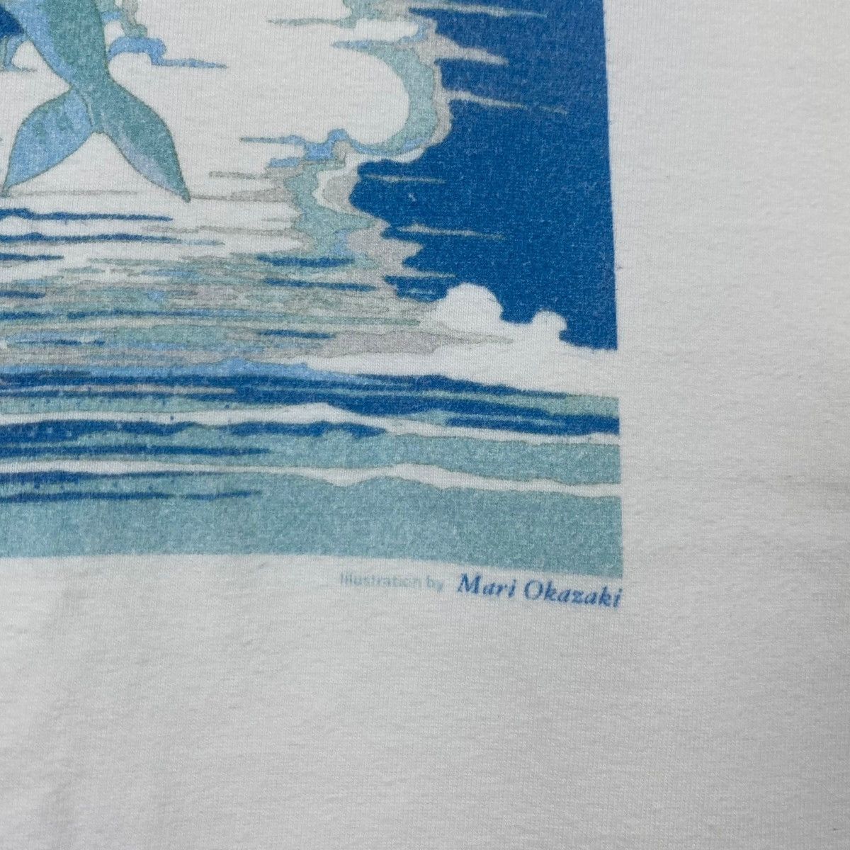 Vintage MARI OKAZAKI A-UN Manga Artist Historical Illustration Shirt Size M / US 6-8 / IT 42-44 - 3 Thumbnail