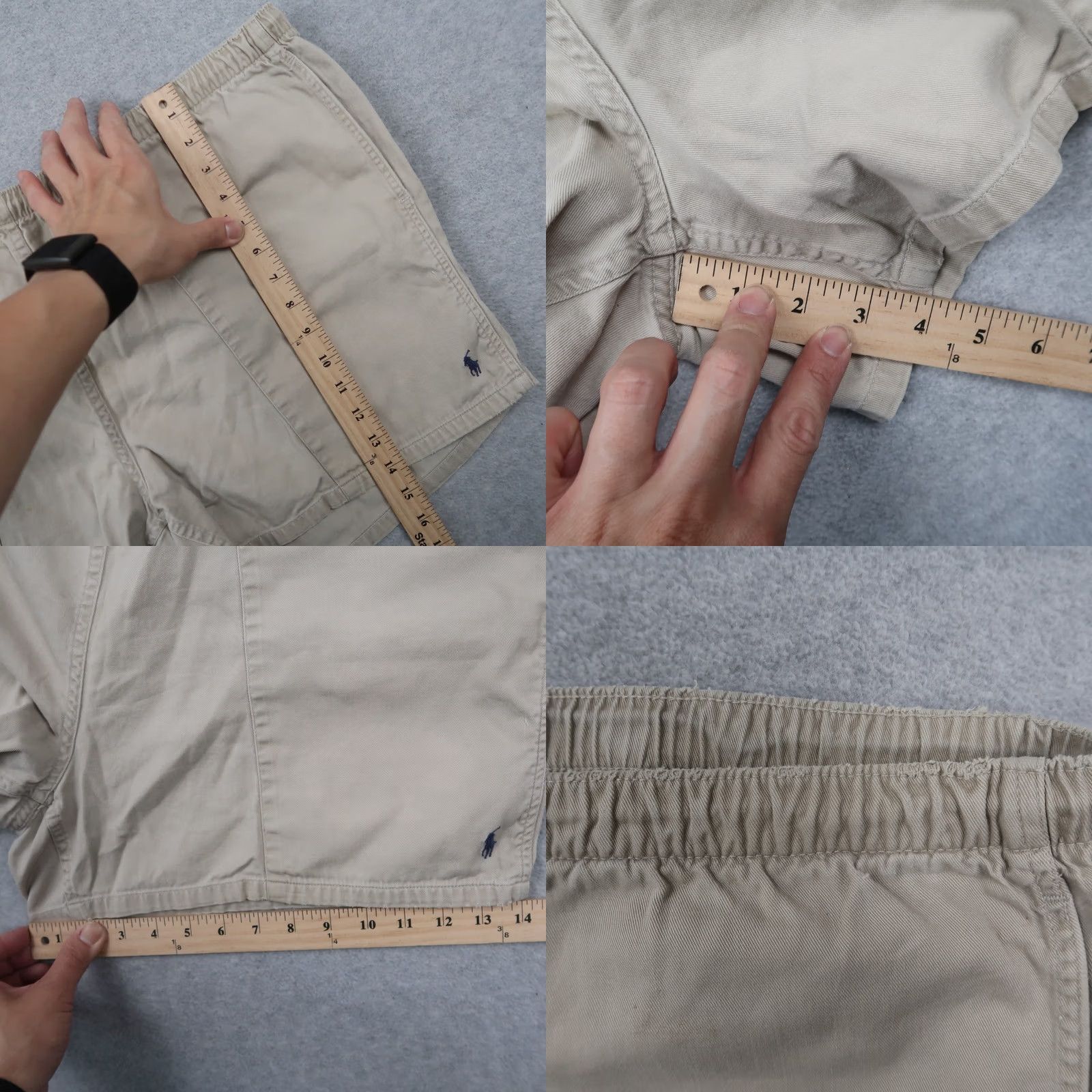 Polo Ralph Lauren VINTAGE Polo Ralph Lauren Drawstring Shorts Mens XL Beige Chino Elastic USA Polo Ralph Lauren Size US XL / EU 56 / 4 - 9 Thumbnail