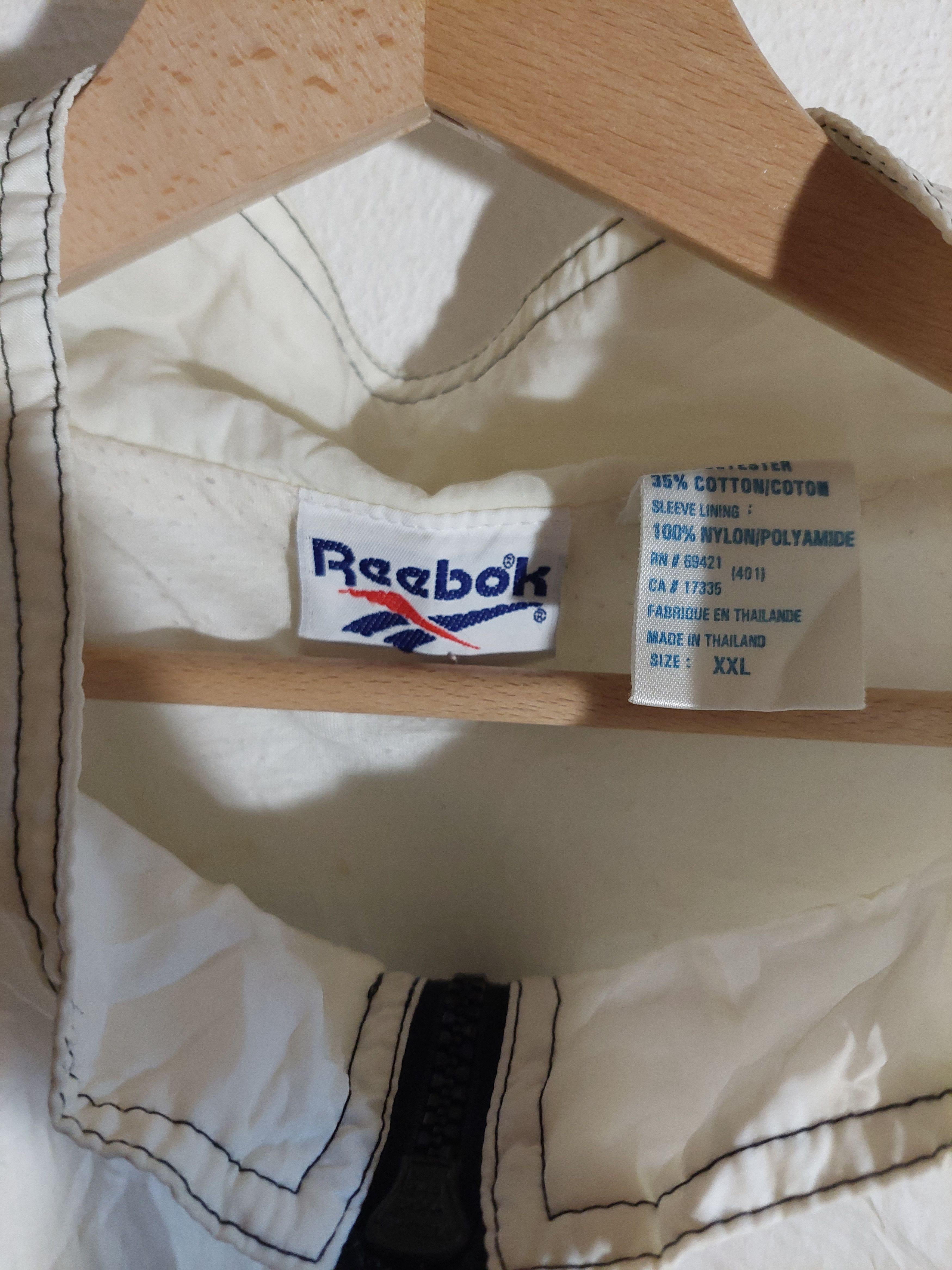 Reebok Vintage Reebok Track Jacket Yellow White Black Size XXL 90s Size US XXL / EU 58 / 5 - 5 Thumbnail