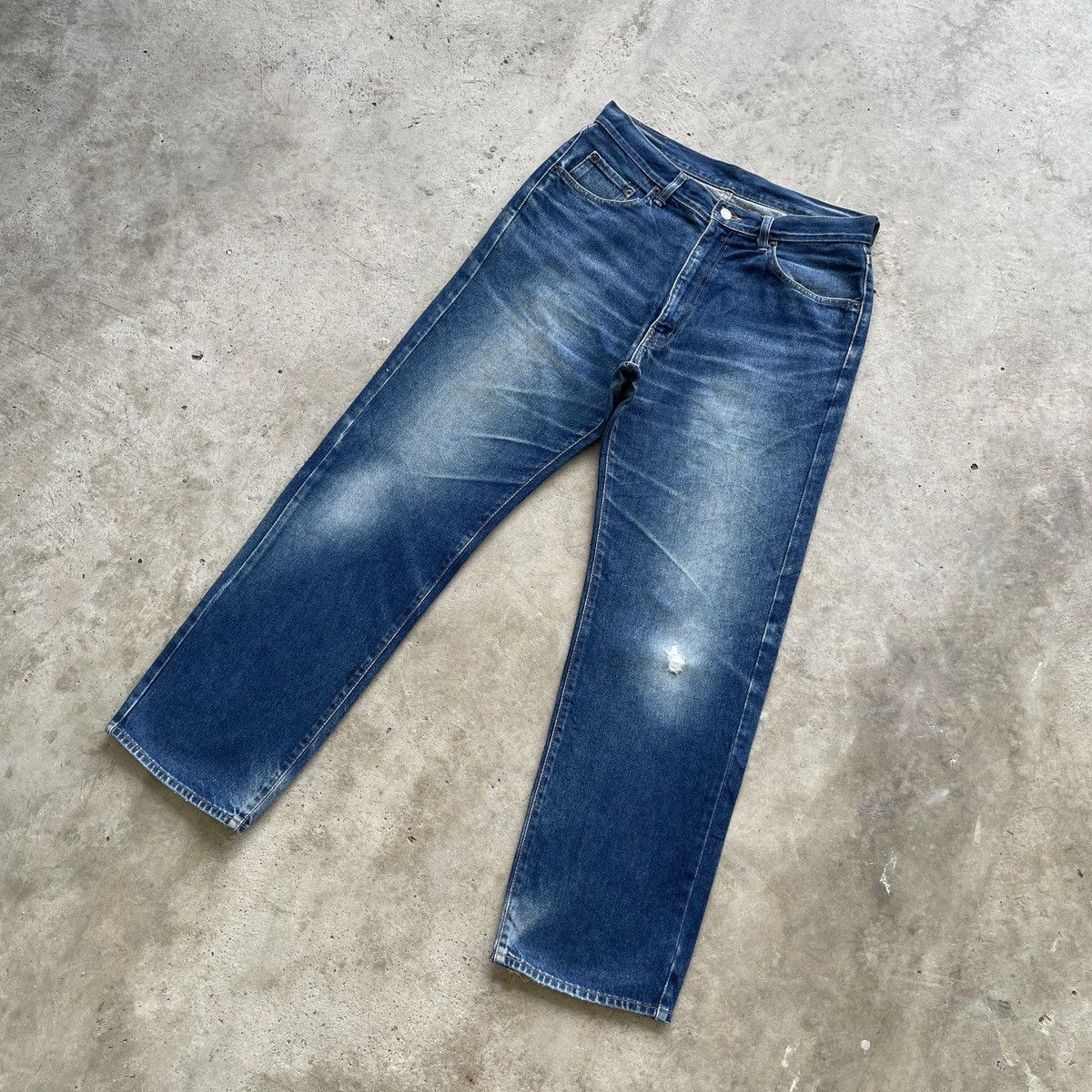 Japanese Brand W32💥 Vintage Japanese Brand Jeans Faded Denim Pants Size US 32 / EU 48 - 2 Thumbnail